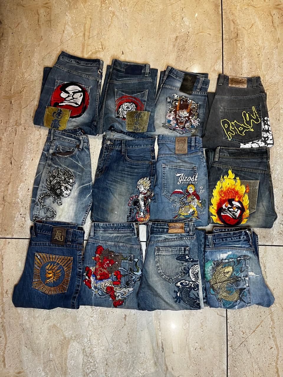 Japanese Embroider jeans