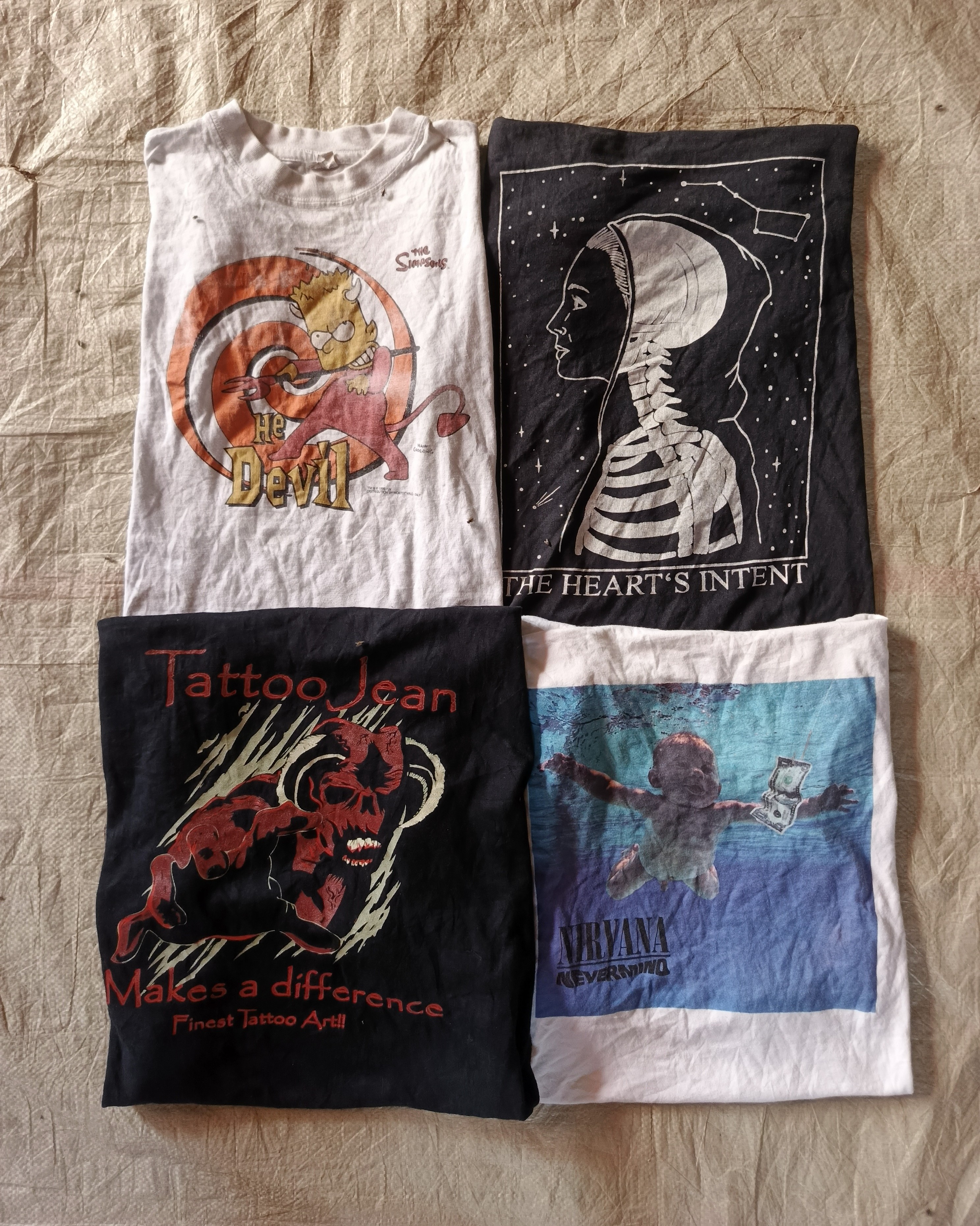 musique vintage, groupe, t-shirts rock