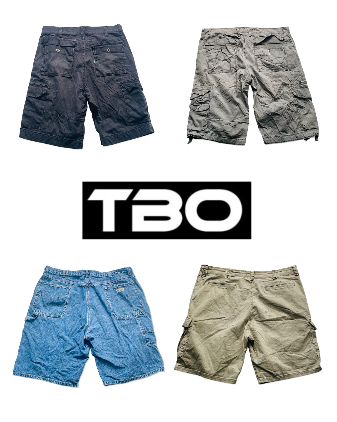 Mix branded cargo short