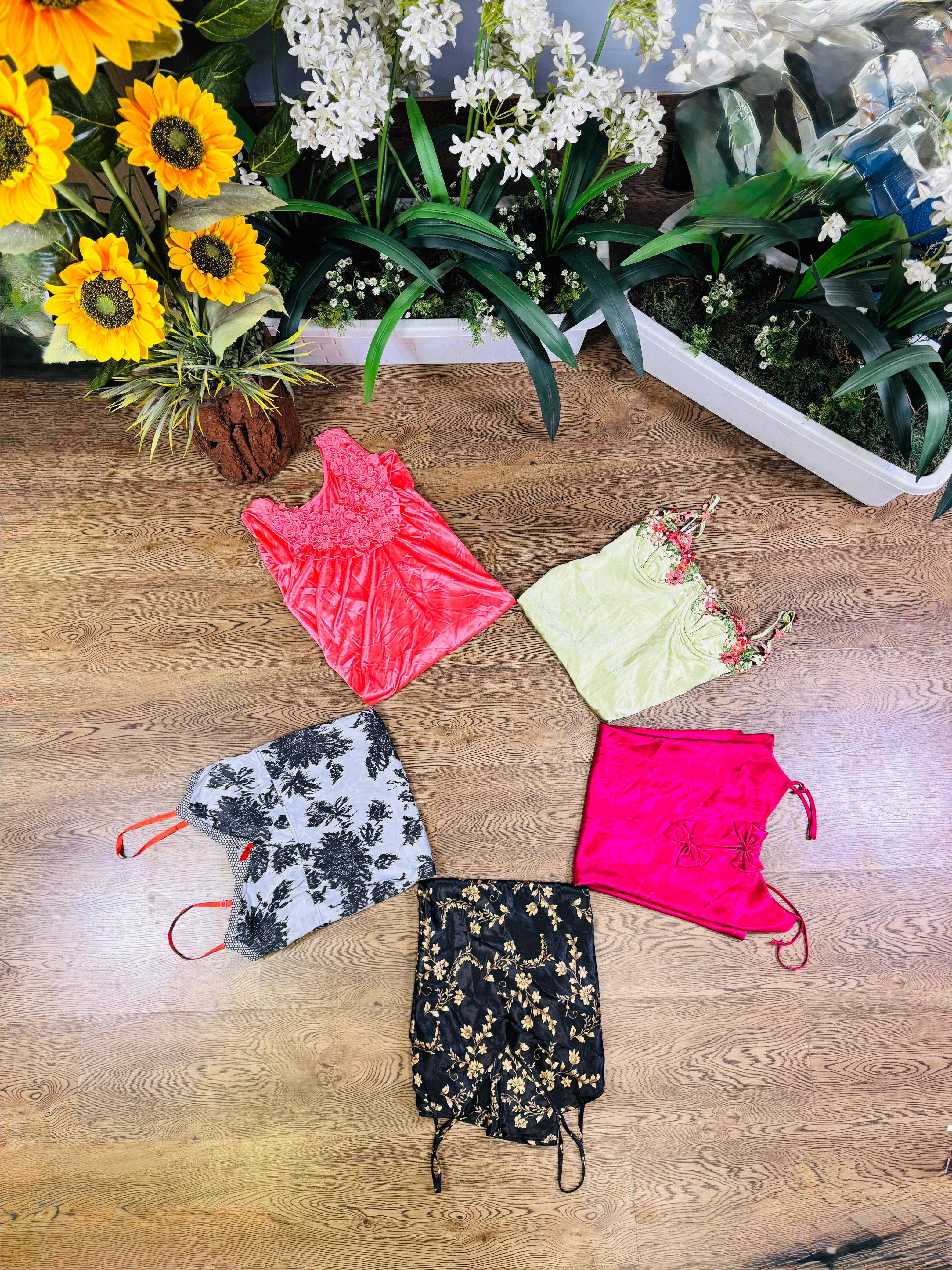 Silk silp Dresses