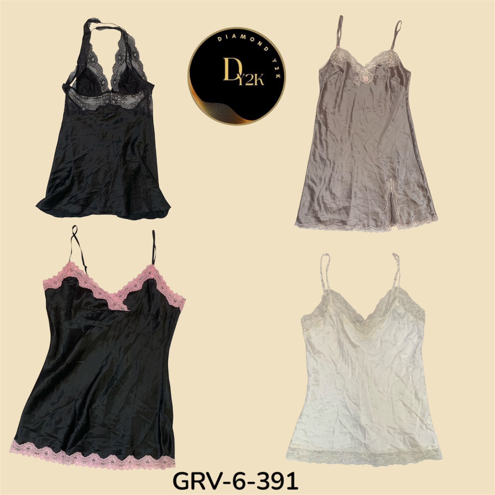 Elegantes Spitzen-Schlafkleid – weiche und romantische Nachtwäsche (GRV-6-391)