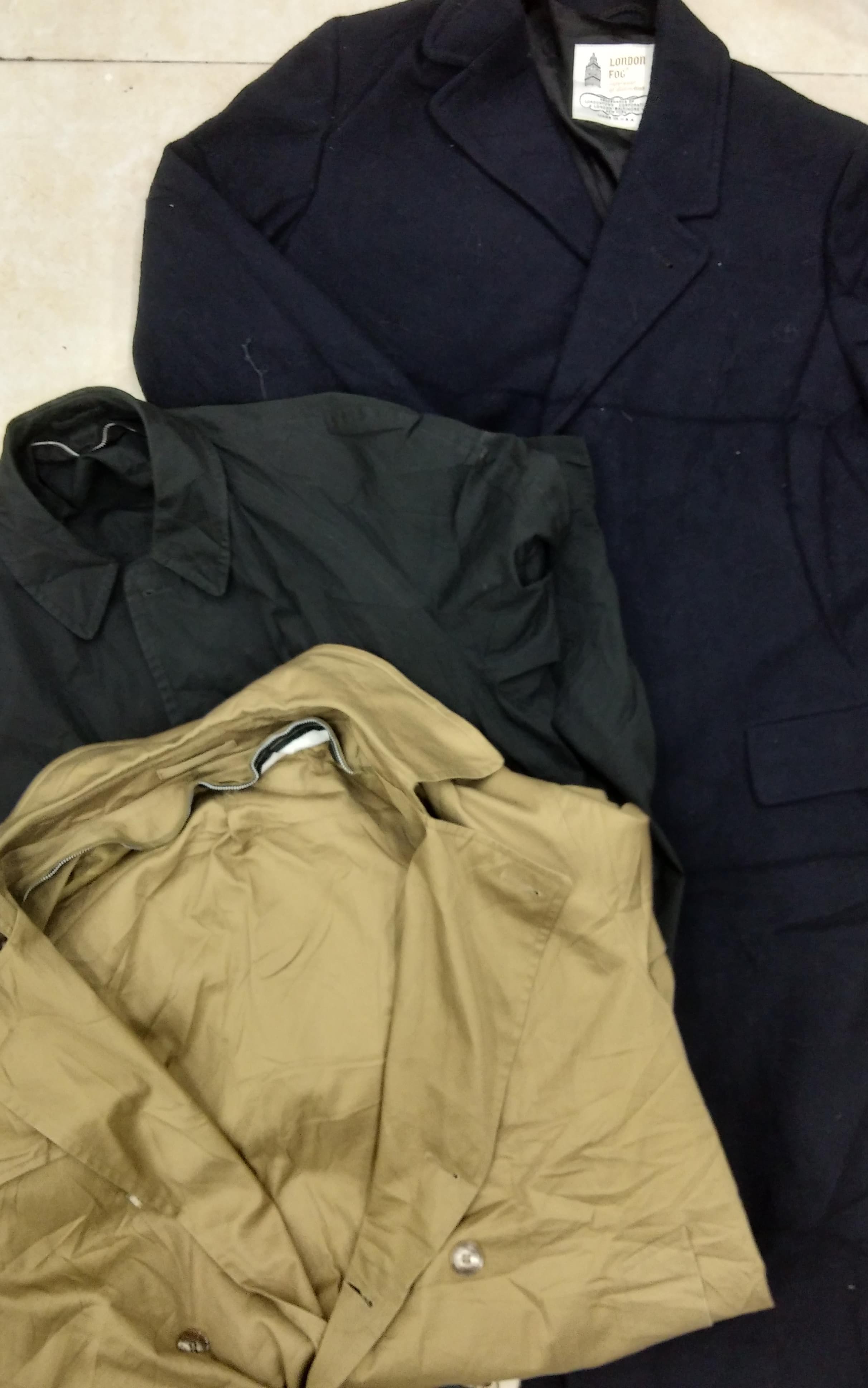 CZ0375 Abrigos Trench London Fog - 12 Pcs