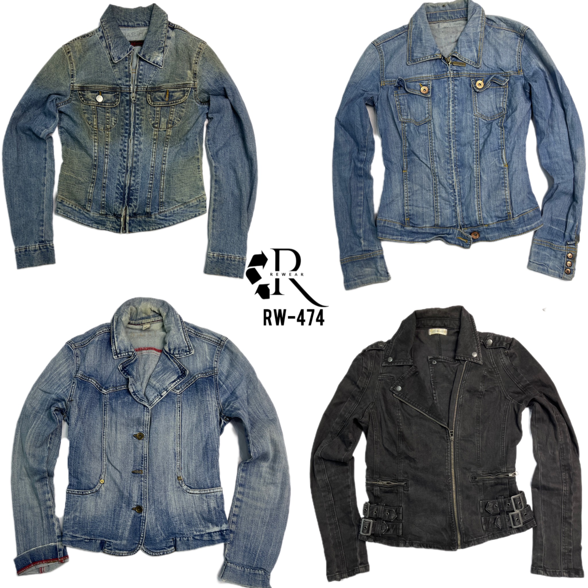 Veste en jean Y2K IT girl (RW-474)