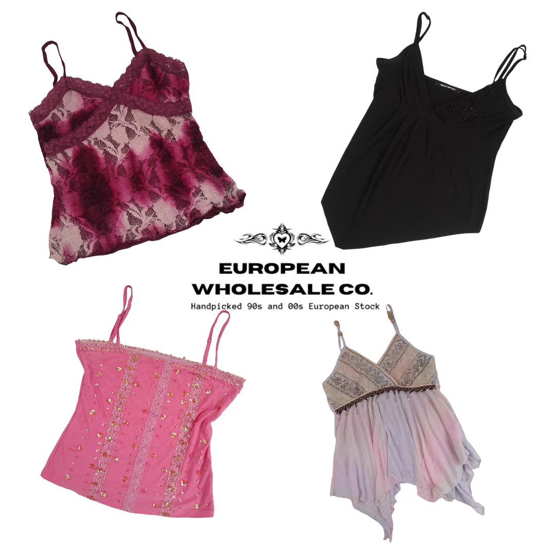 Tops Cami Mignons d'Été Italien Y2K Mix (EWC404)