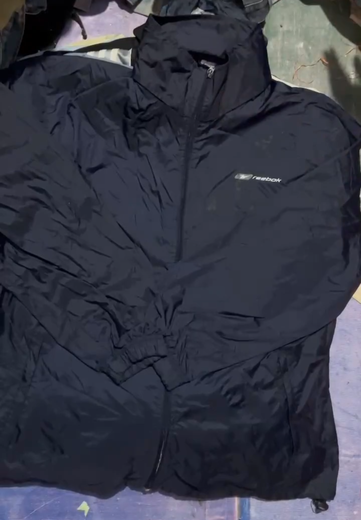 Windbreaker and tracksuit