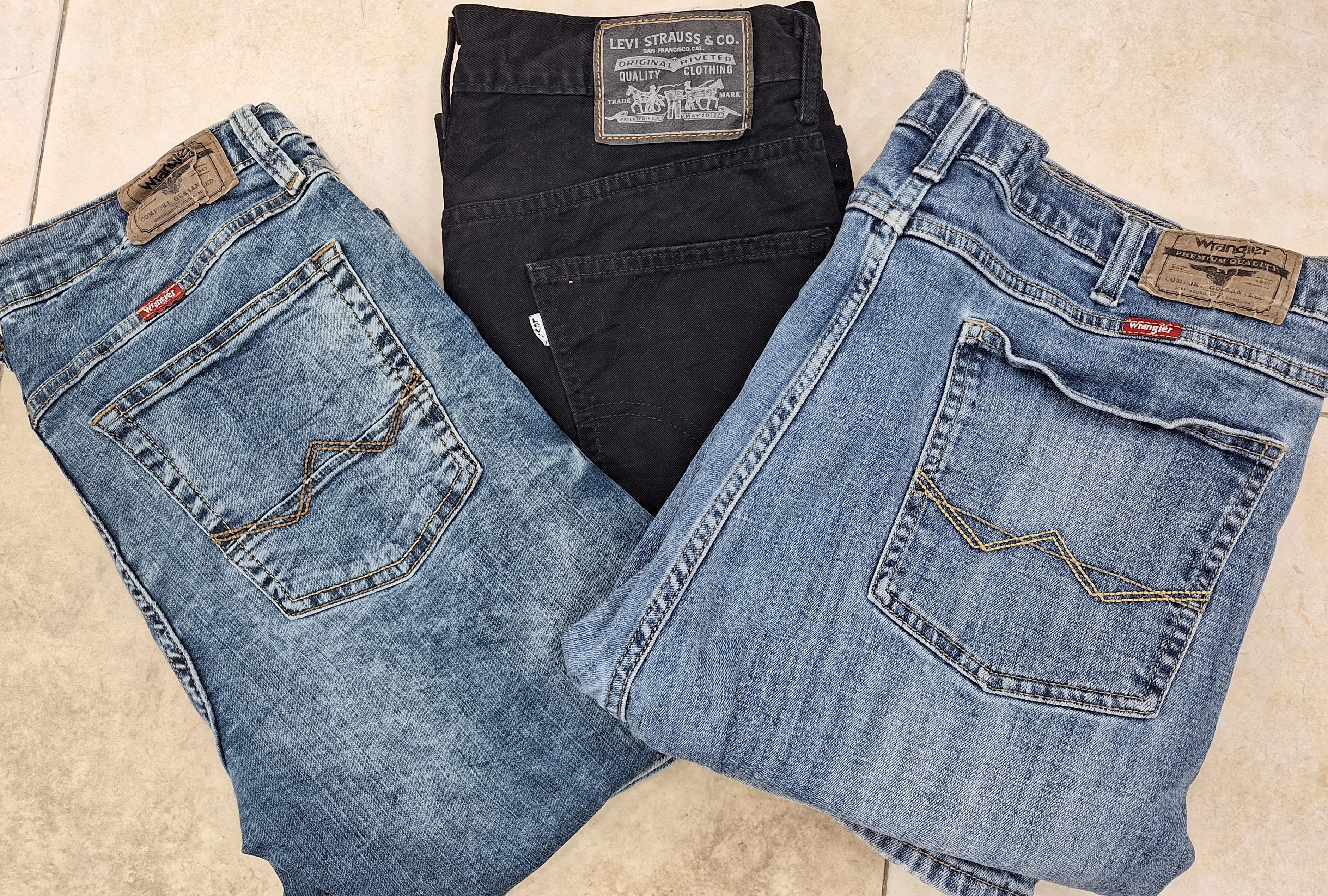 CZ0414 Lee / Levi's / Wrangler Jeans de Denim - 20 Peças