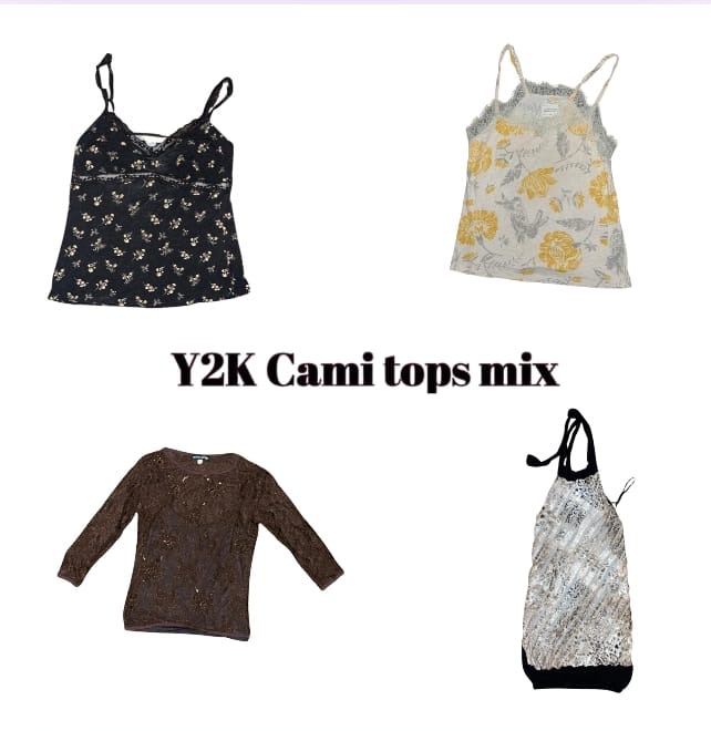 Y2K Italian Summer Cute Cami Tops Mix (05)