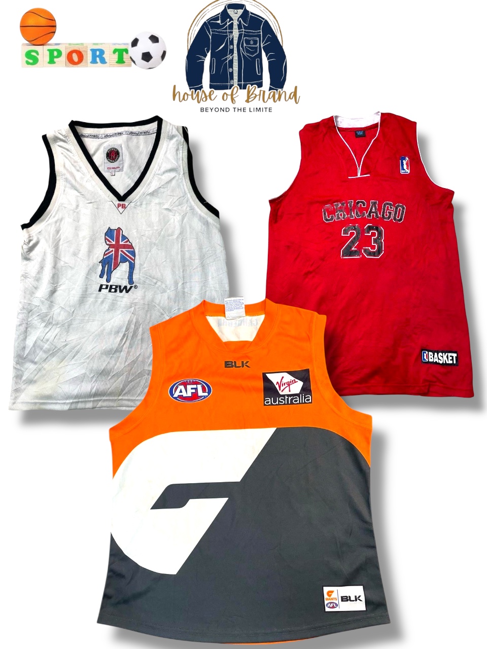 ミックスブランドスポーツTシャツ