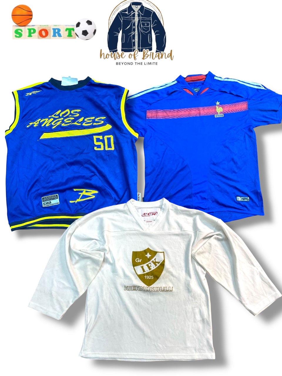 Mixed brand sport t shirts