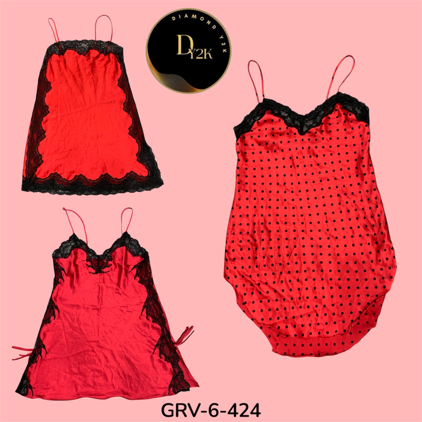 Vestito da notte Rosso & Nero – Contrasto Seducente, Comfort Y2K (Grv-6-424)