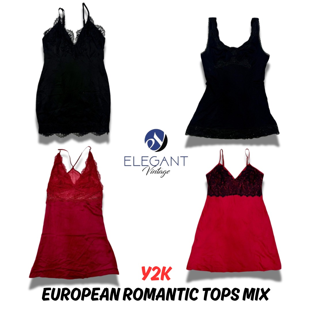 Y2K European Romantic Tops Mix - EV0143