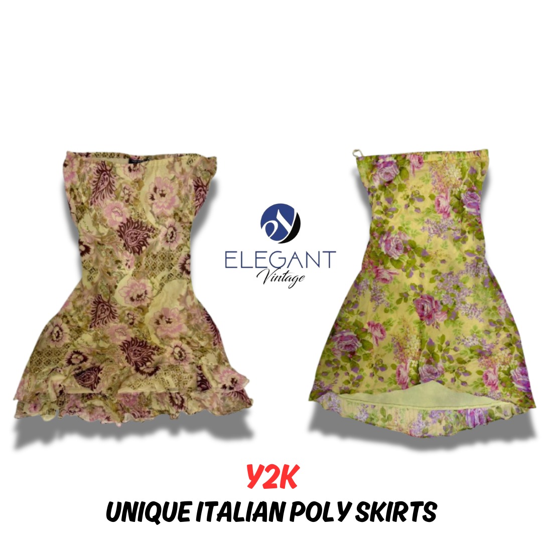 Y2K Unique Italian Poly Skirts - EV0171
