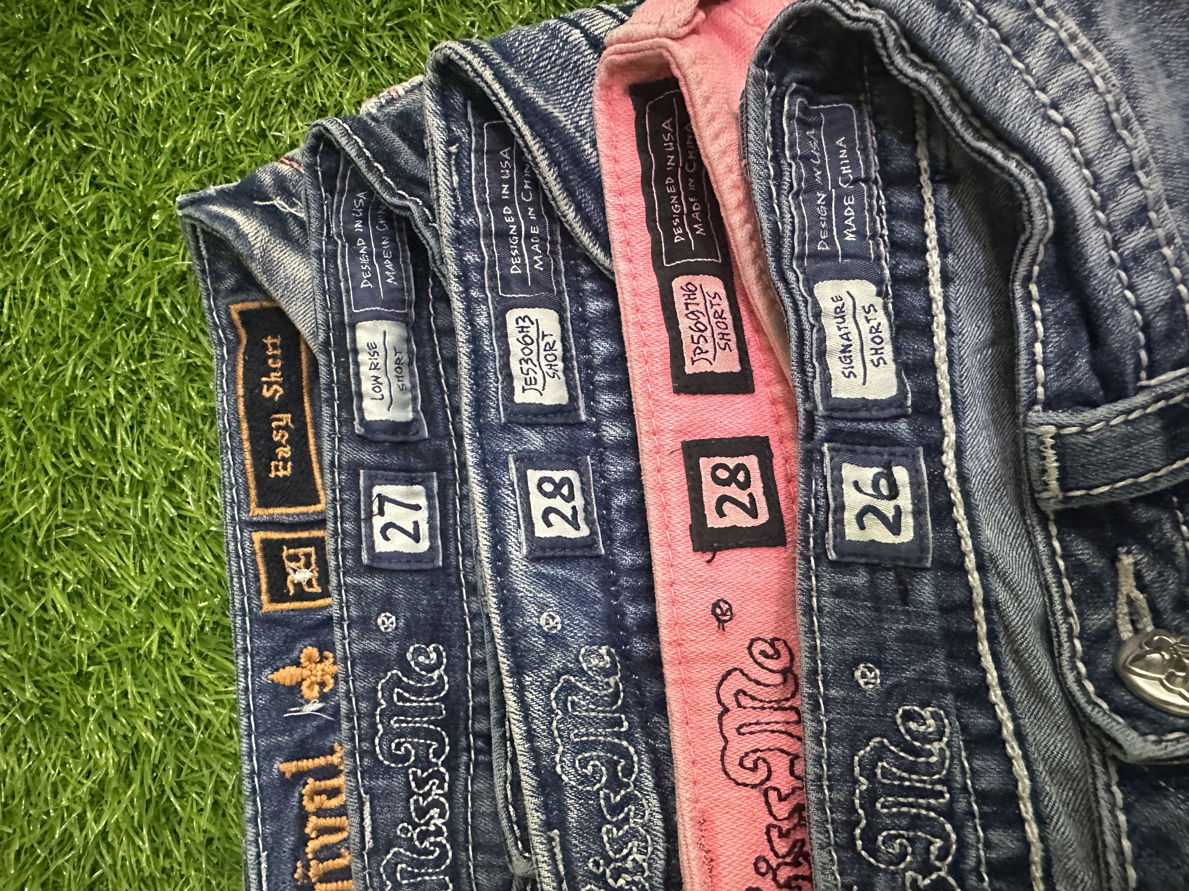Miss me true religion and rockrivival shorts