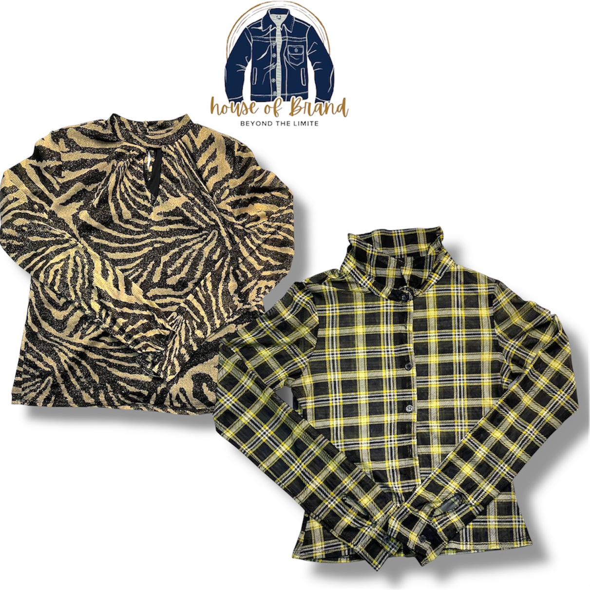 Blouse en maille à manches longues
