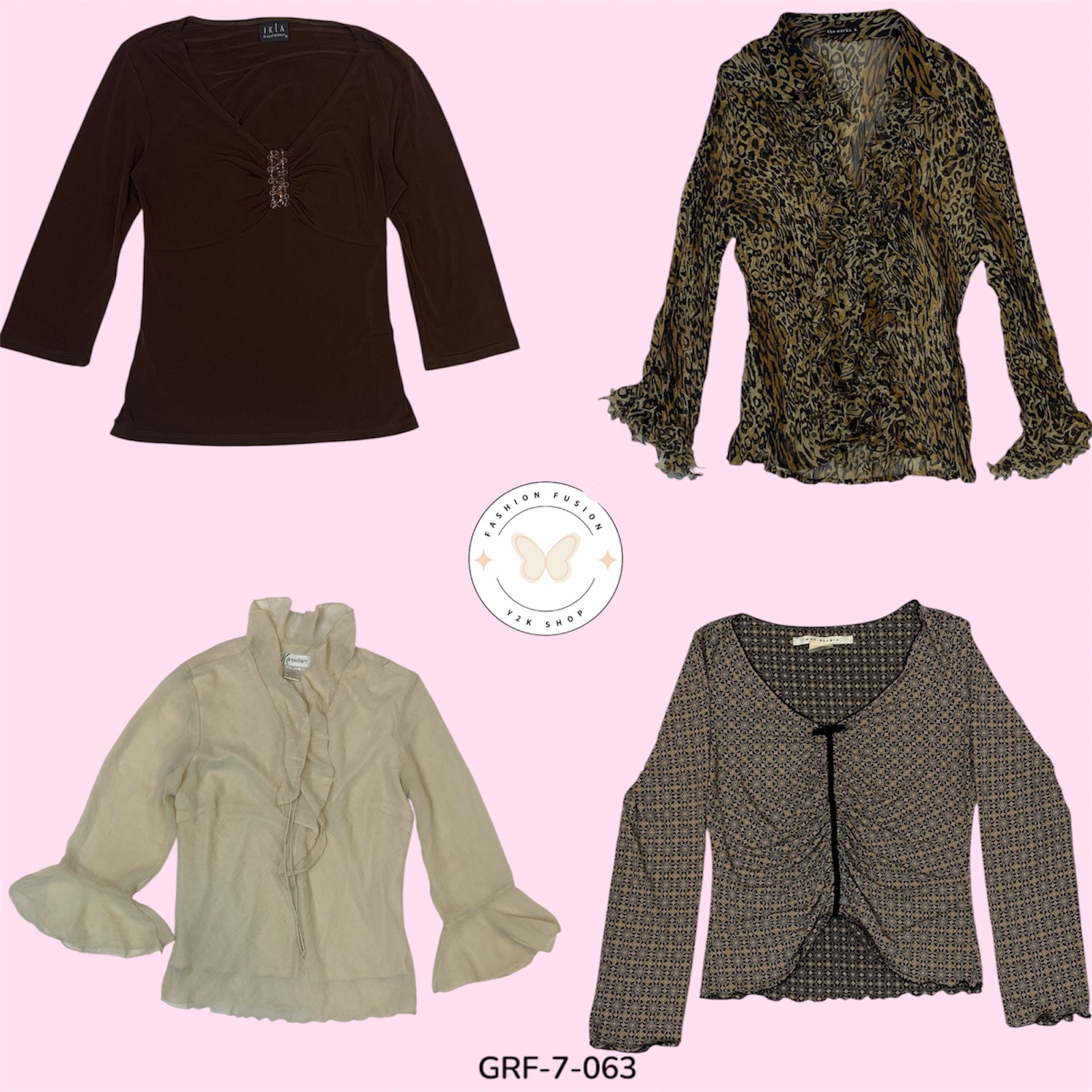 L.S Blouse | Retro Officecore Essential (GRF-7-063)