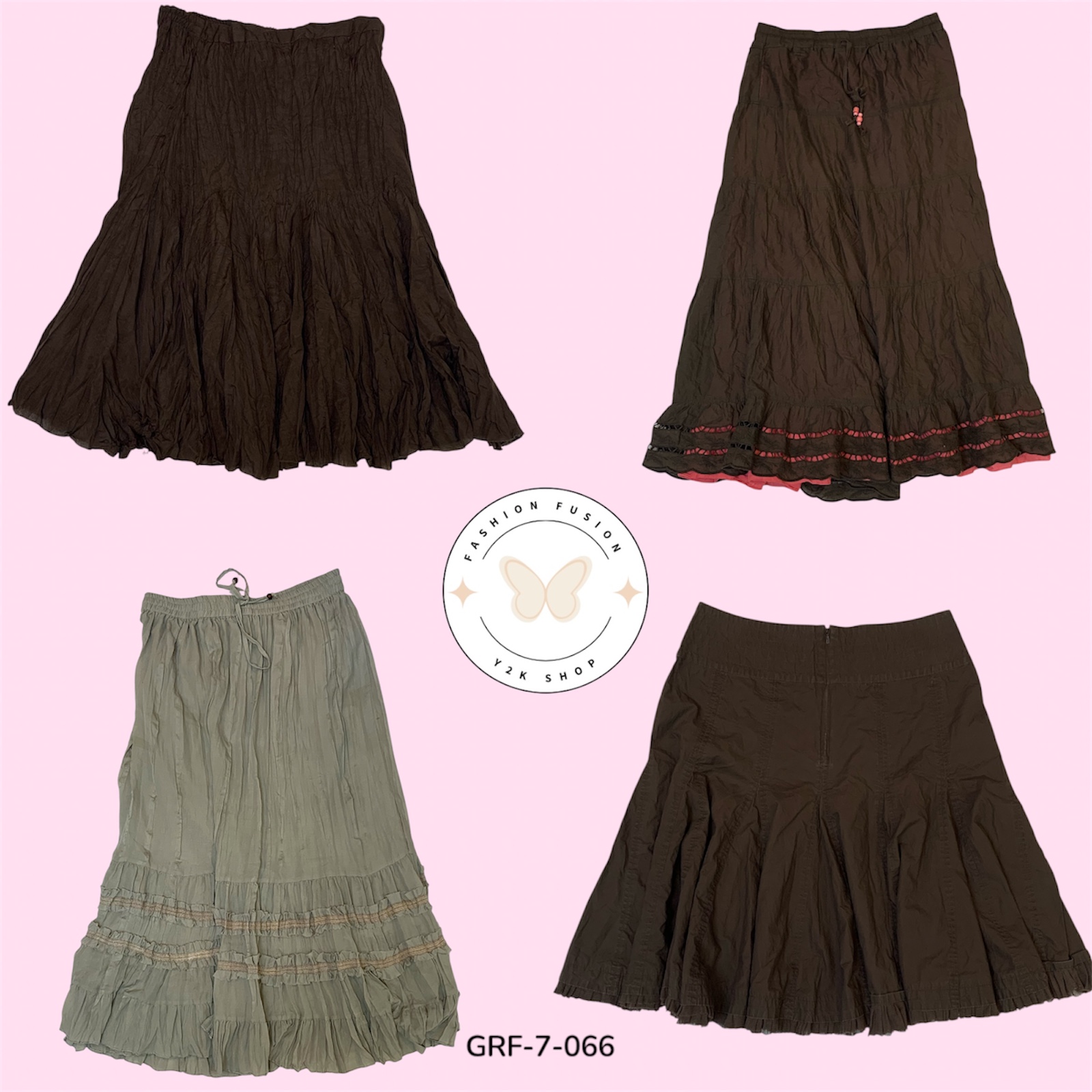 Soft Spin | Everyday Cotton Skirts (GRF-7-066)