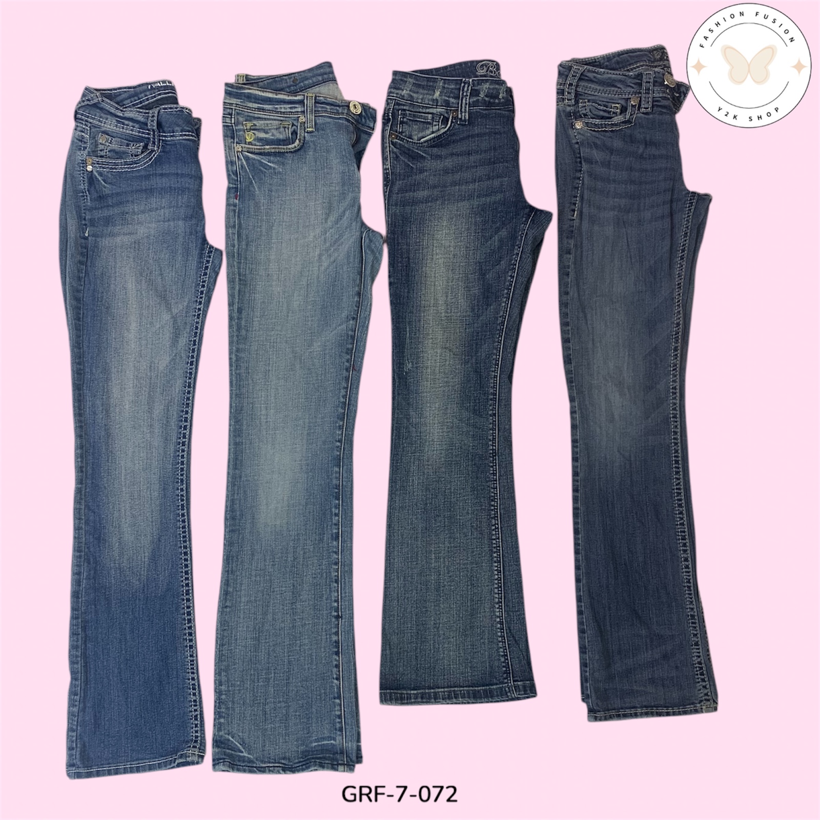 It-Girl Vibes | Y2K Flare Jeans with Attitude (GRF-7-072)