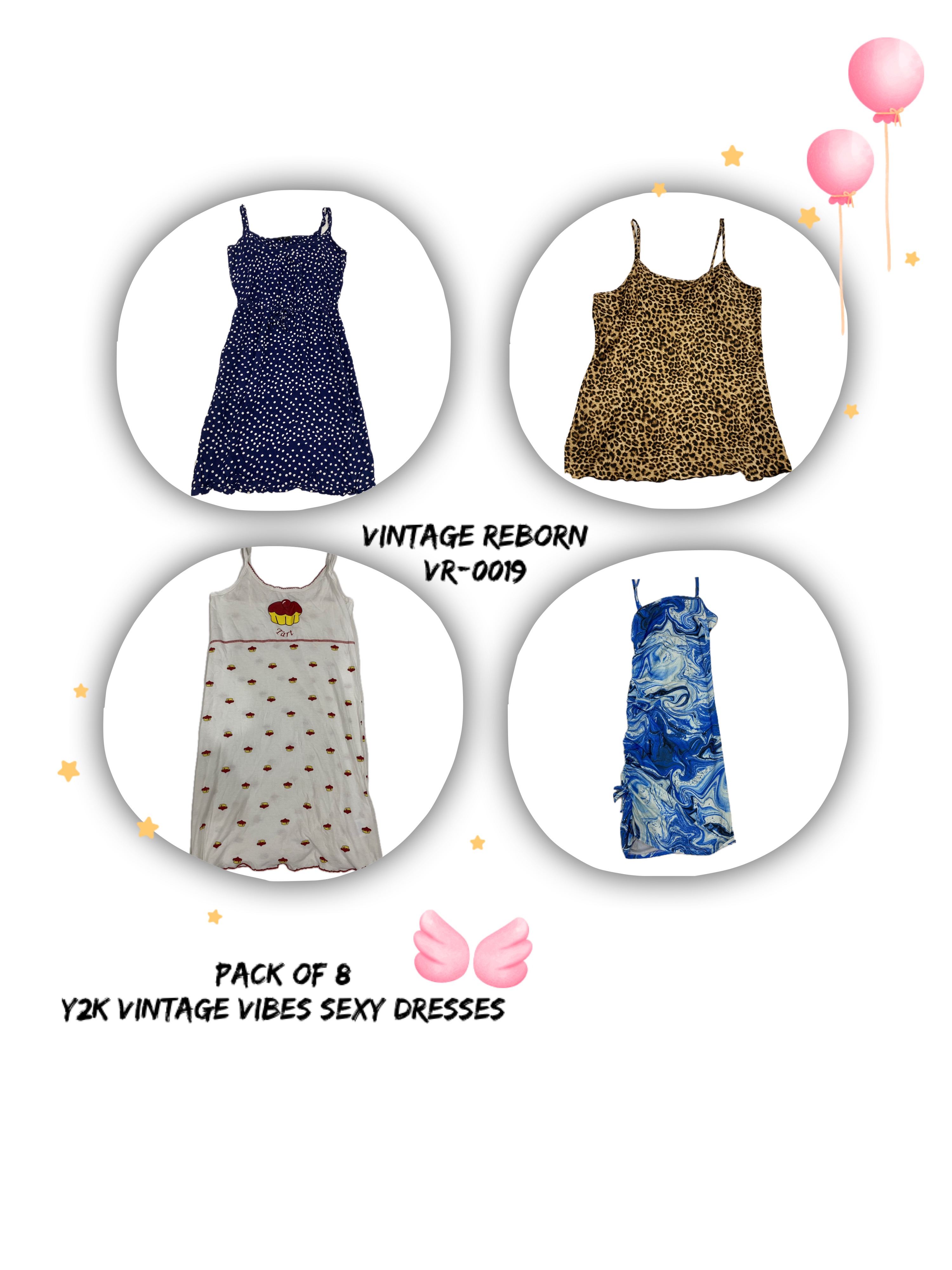 VR-002: Y2K Mix Style Blouse Tops Authentic Early 2000s Charm
