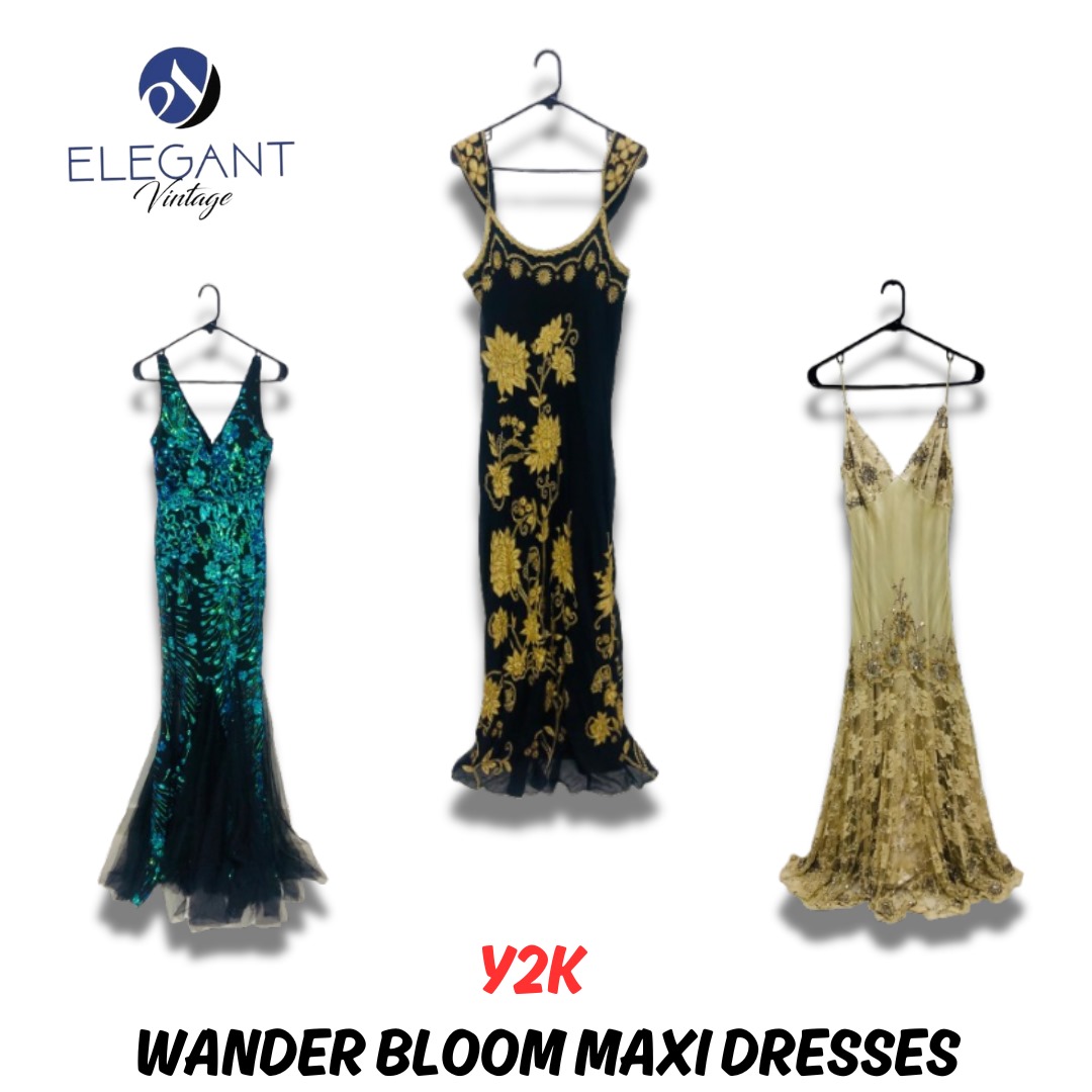 Y2K Wander Bloom Maxi Dresses - EV0704