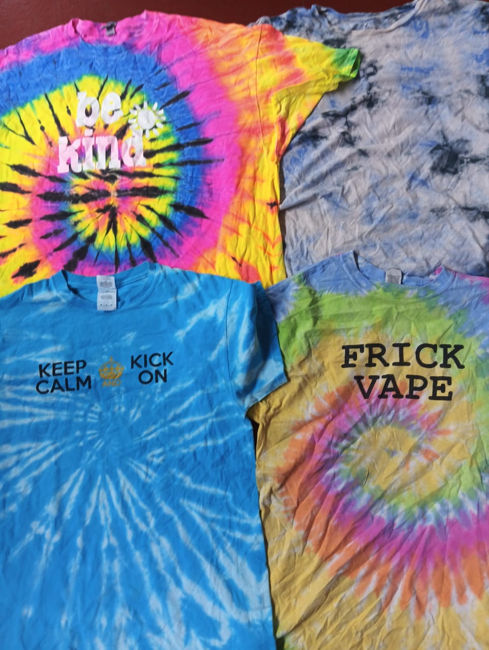 T-shirts tie-dye