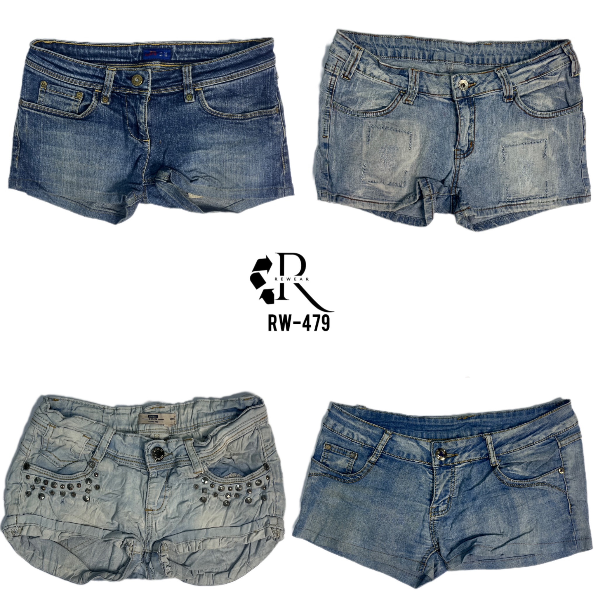 Y2K Britney Ära Denim Shorts (RW-479)