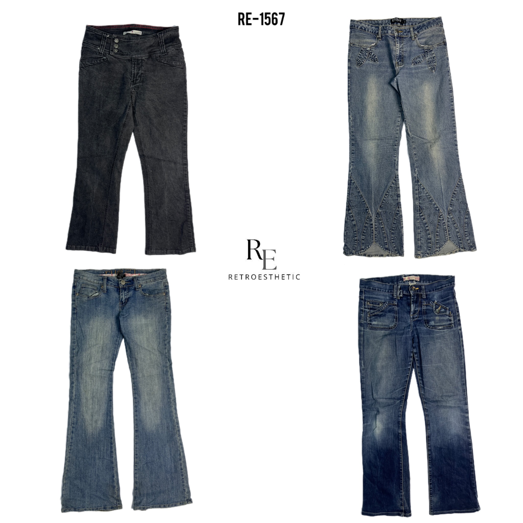Y2K Britney Era Denim Jeans (RE-1567)