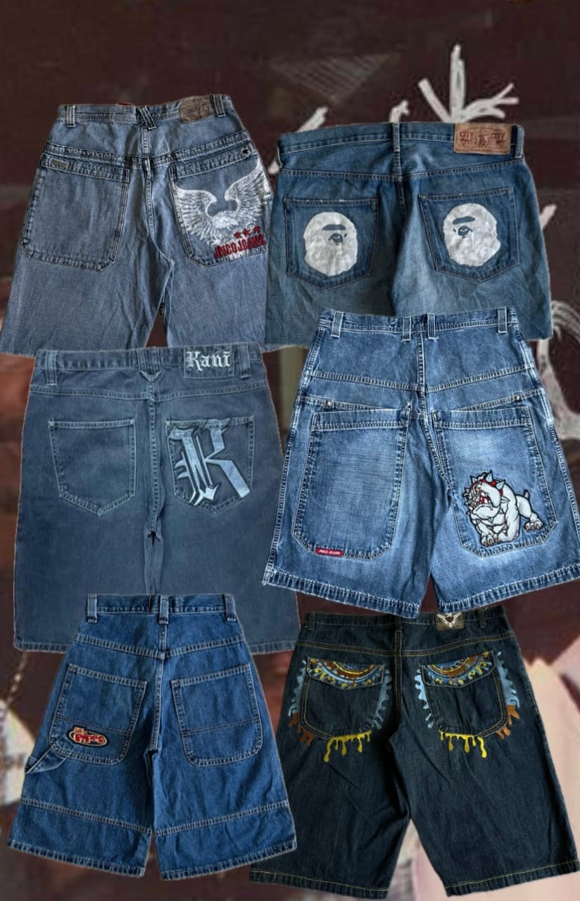 Hiphop Y2K Kurz Branded und Unbranded
