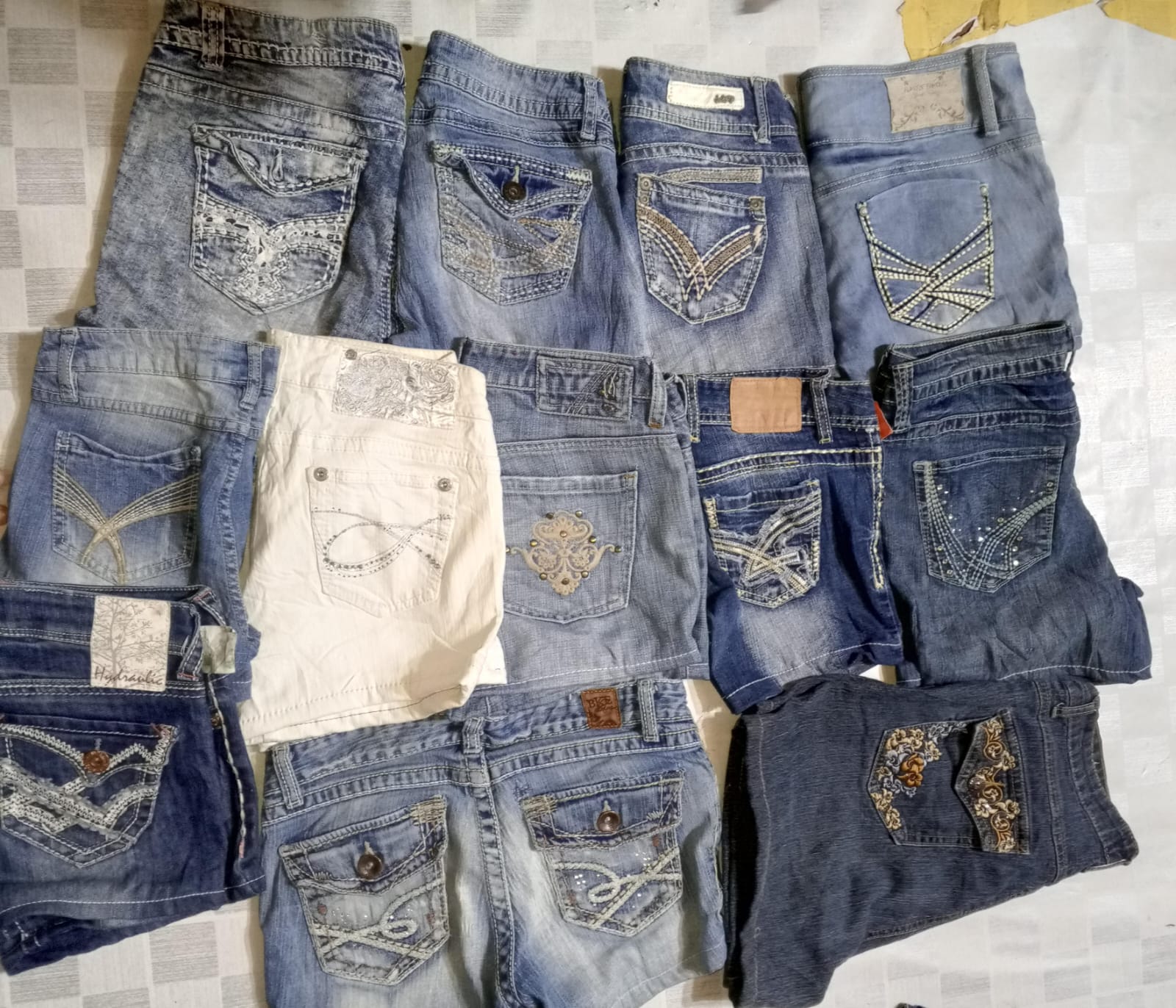 AL MOST FAMOUS AND OTHER BRAND MINI MICRO SHORTS (MR665)