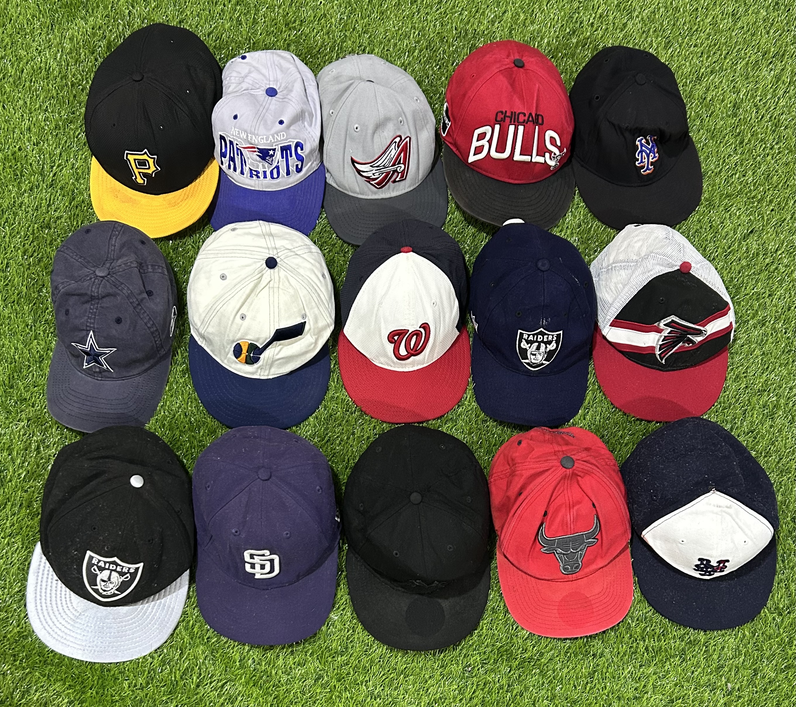 casquettes NFL NBA NHL