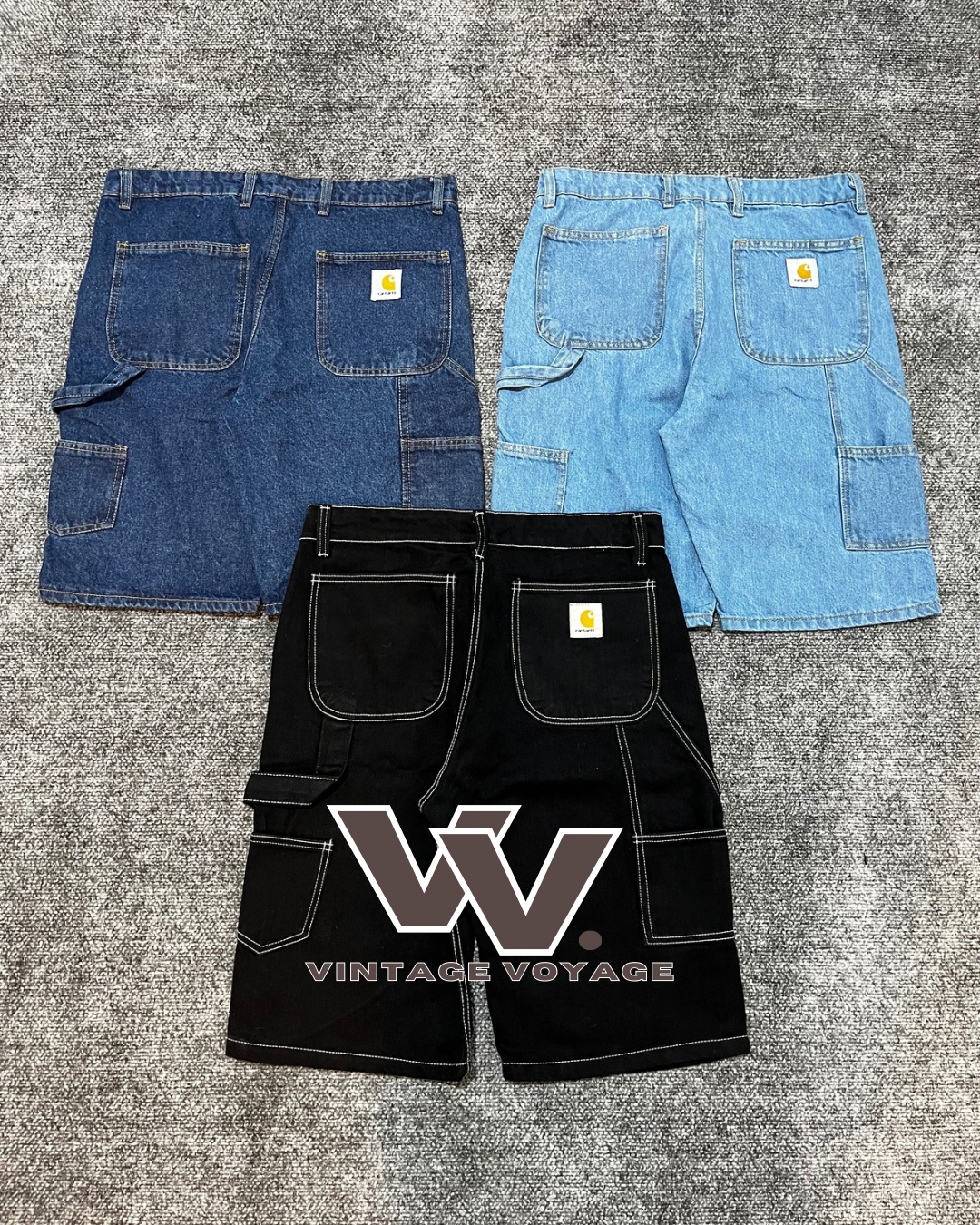 Carhartt retravaillé Denim short #12