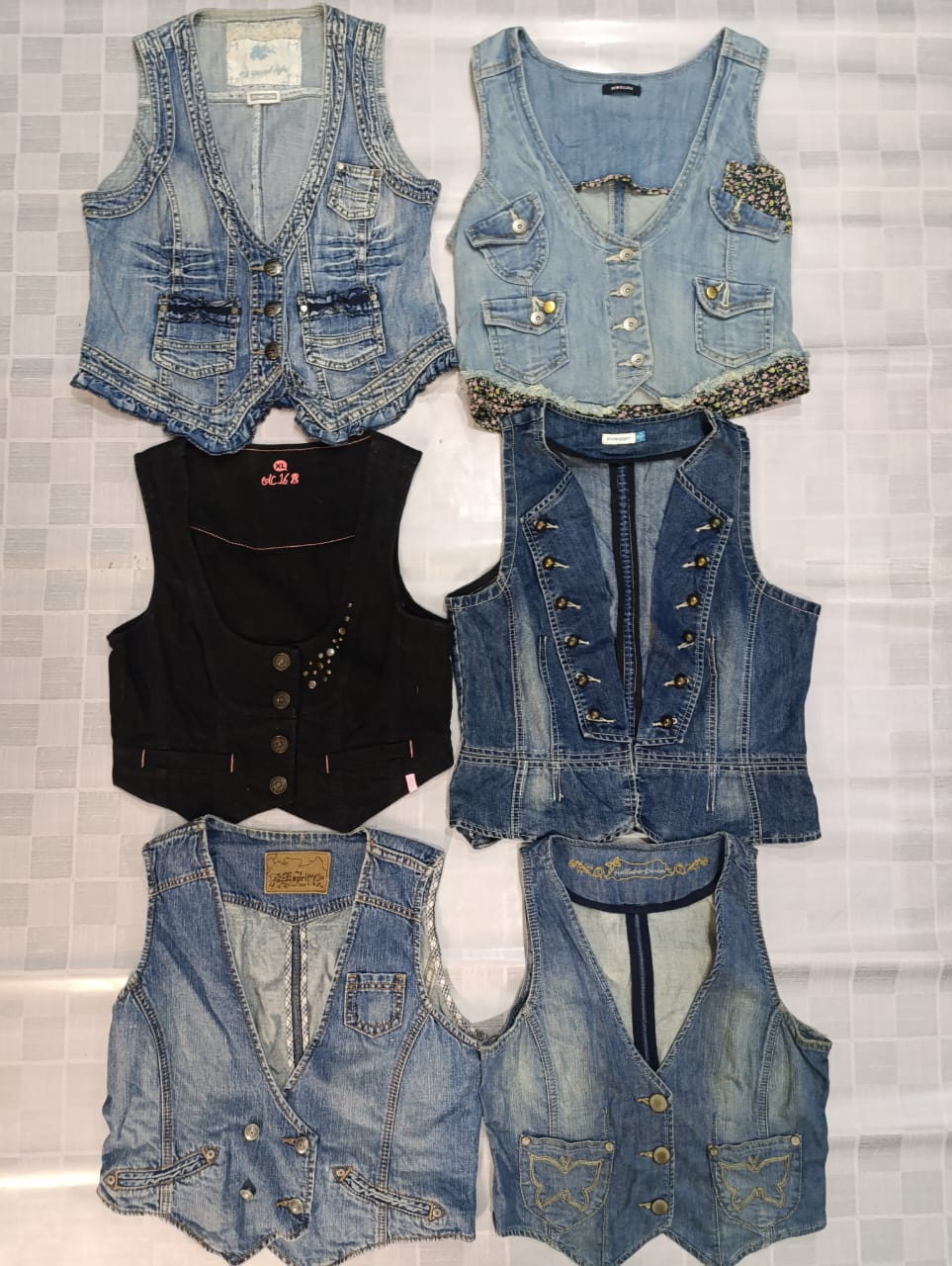 R89 Ladies Y2k Denim Vest