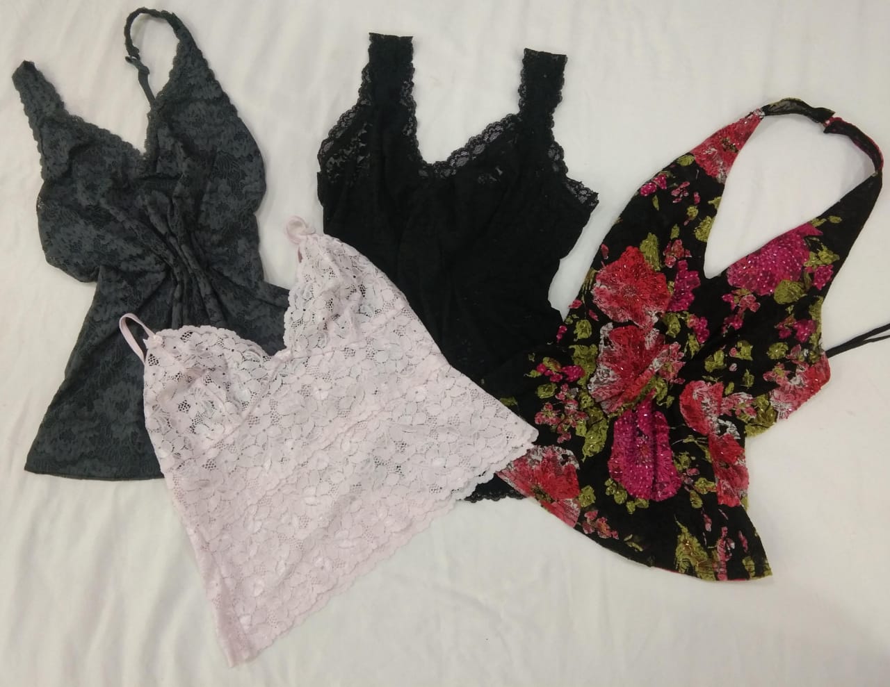 IQ0328 Y2K Top Cami Fancy - 08 pezzi