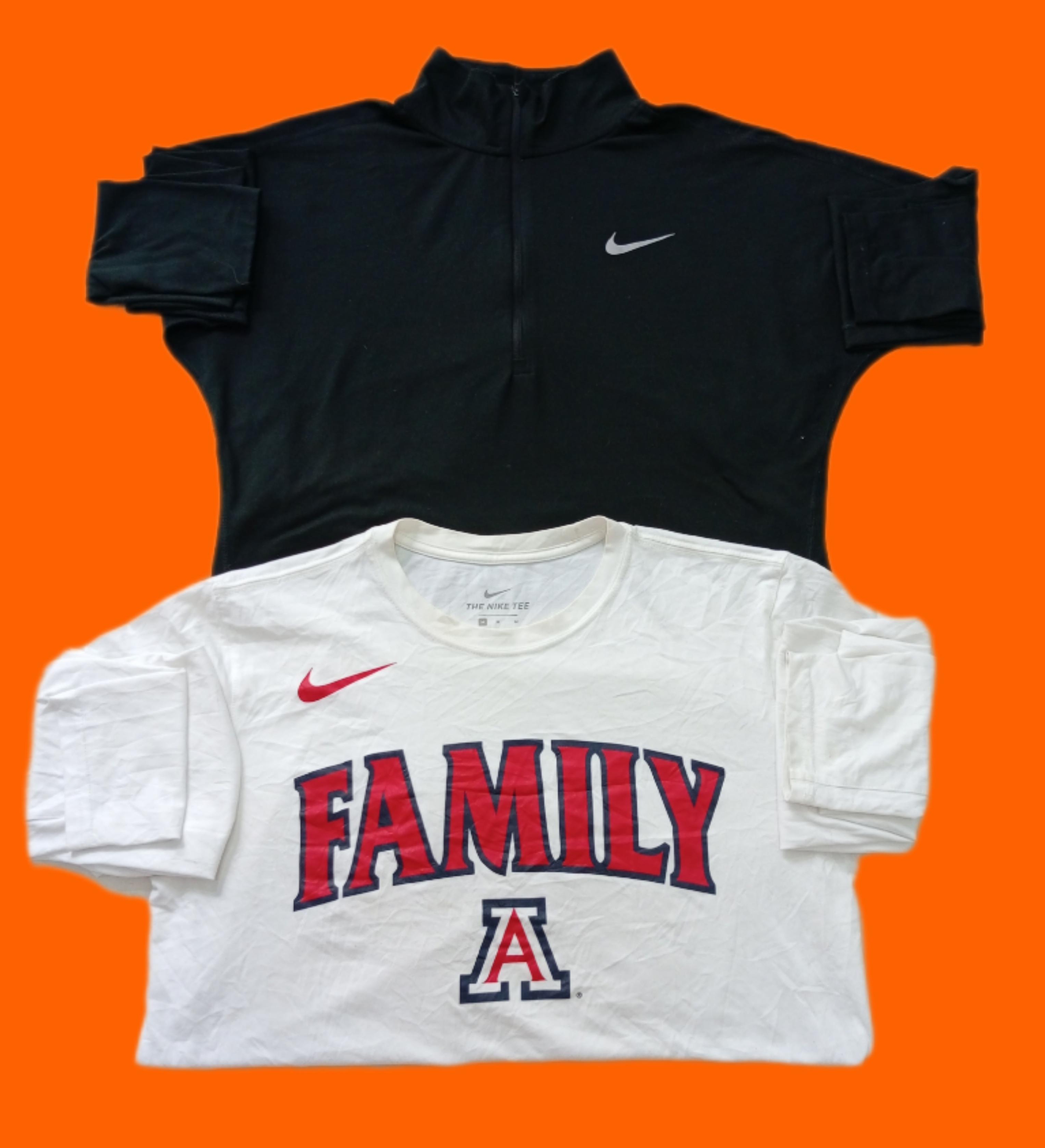 Men's Nike t shirts and half zip
