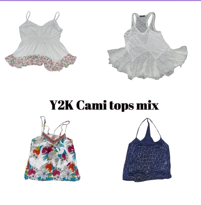 Y2K Italian Summer Cute Cami Tops Mix (11)