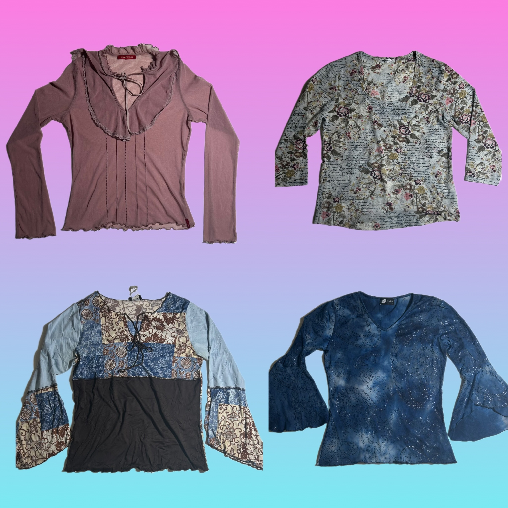 Y2k soft core full sleeves Tops (TT-138)