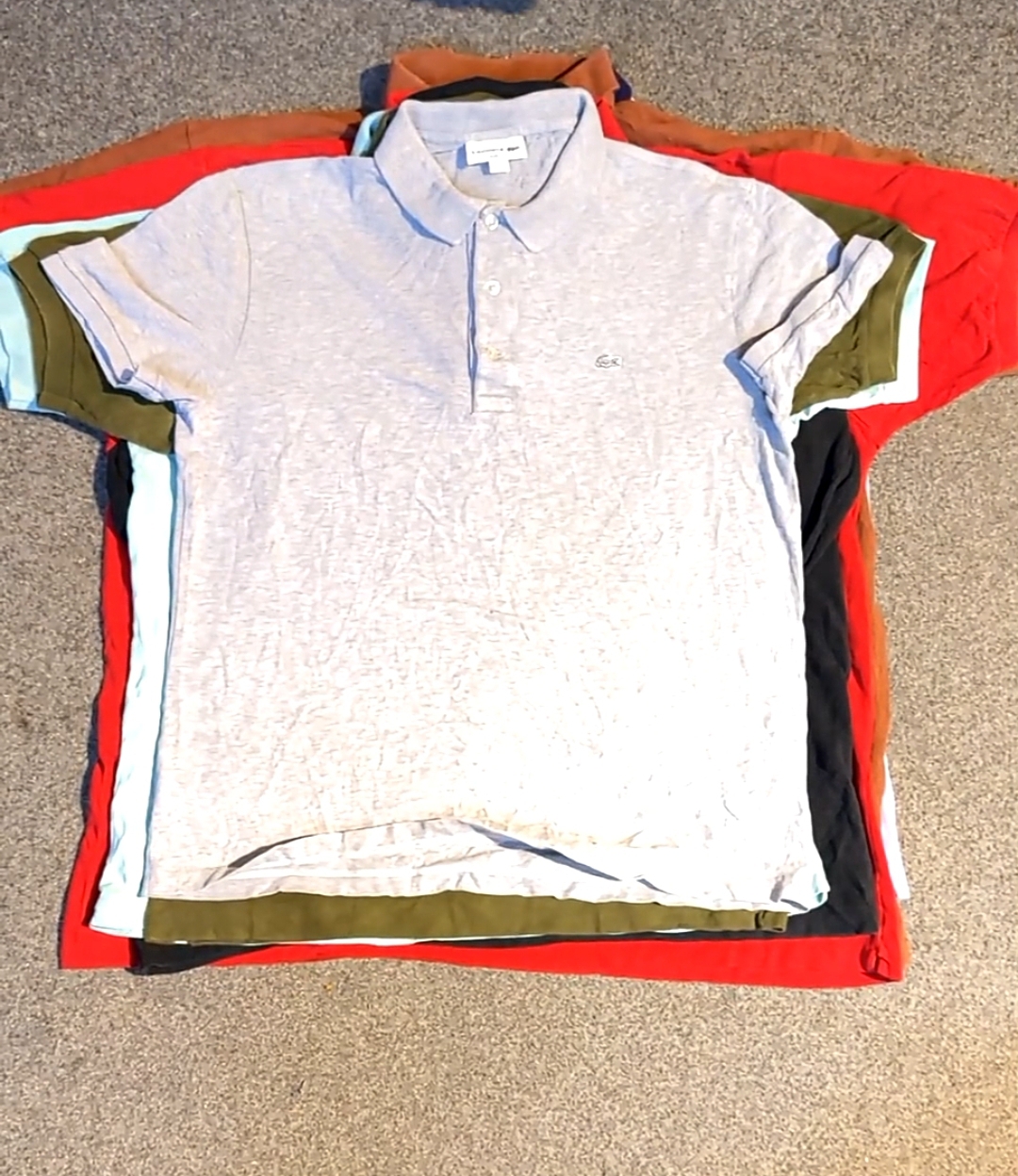 T-shirt con colletto Polo Lacoste