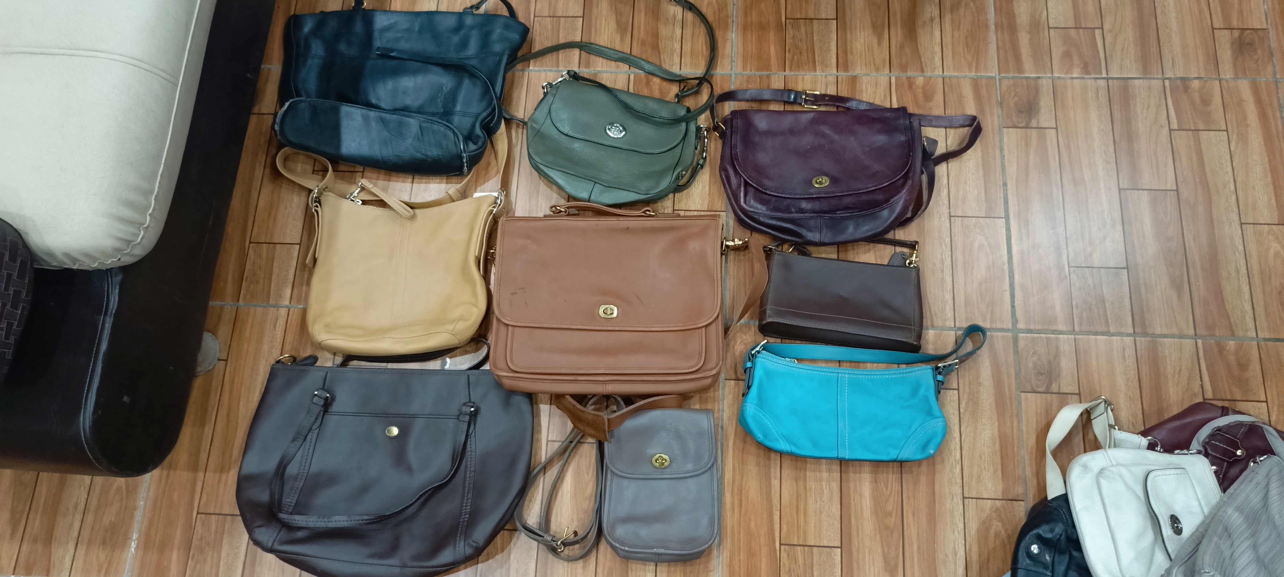 Coach leather bags
