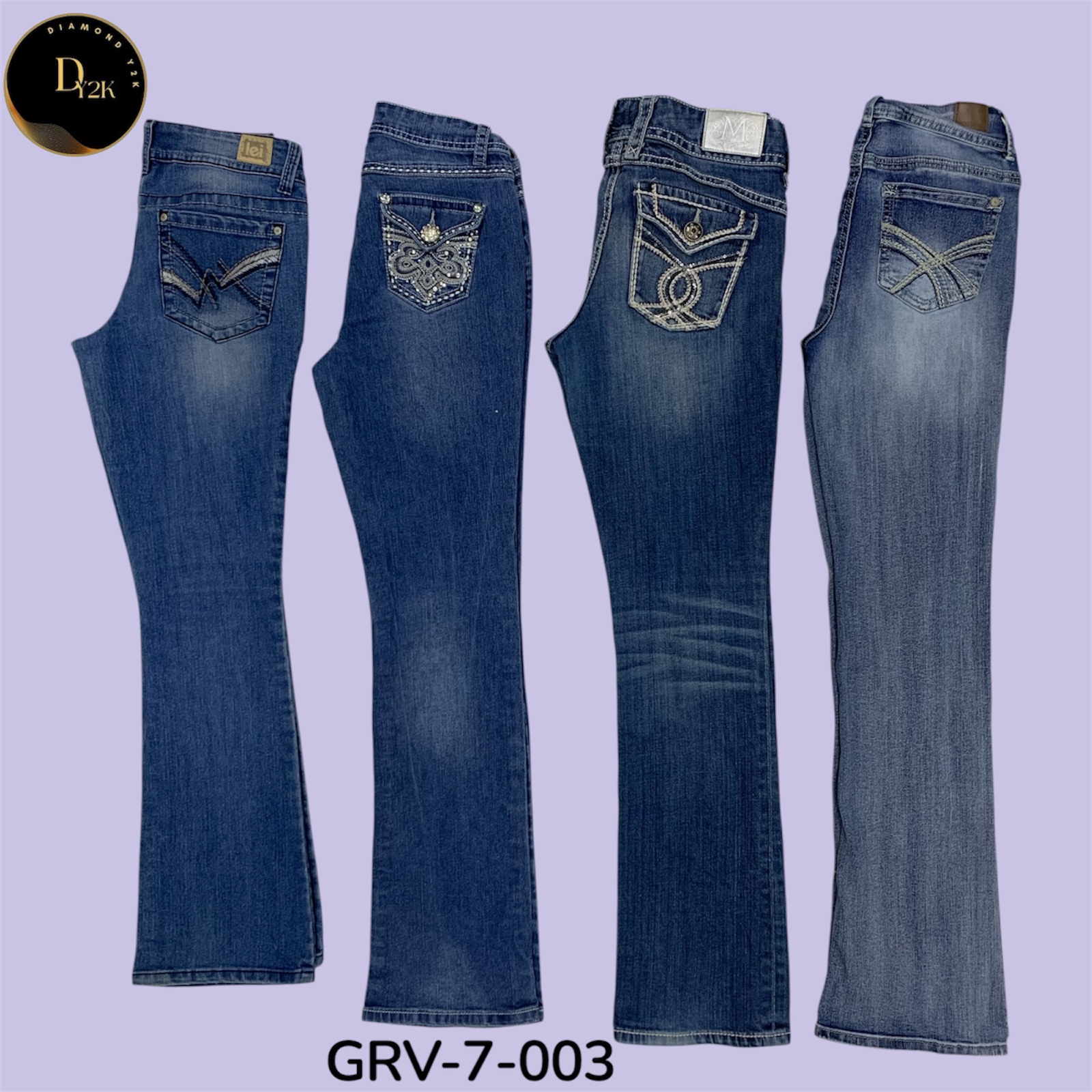 Blue Flared Jeans – Timeless Fit, Effortless Style (GRV-7-003)
