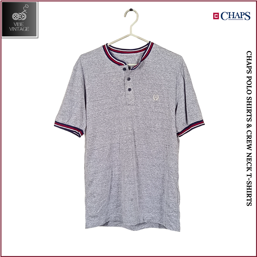 CHAPS POLO SHIRTS & CREW NECK T-SHIRTS (BUNDLE 1)