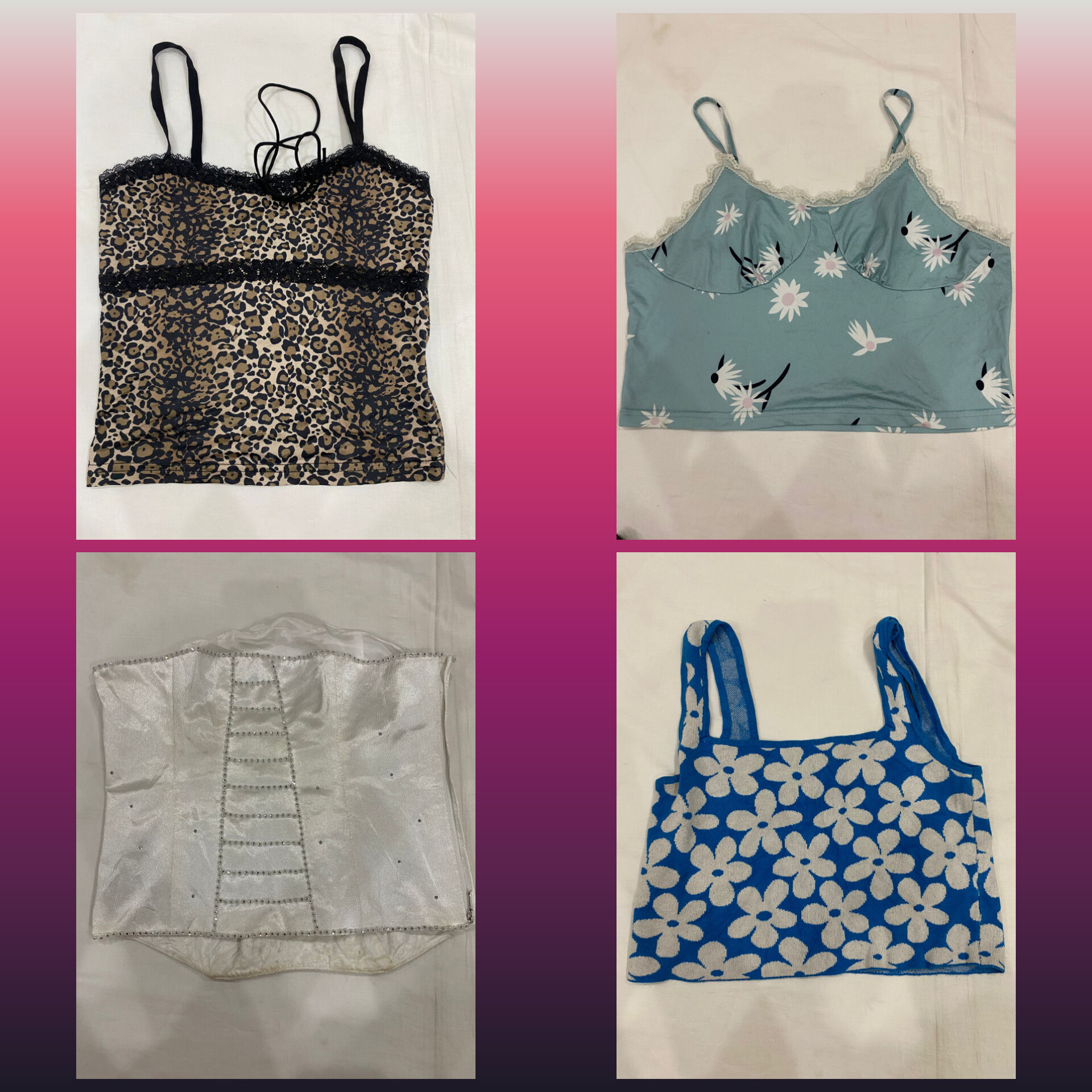 Y2k Camisole Tops The Vintage Edit SV -006