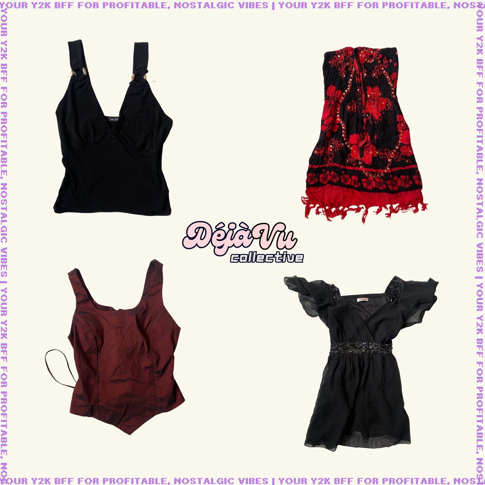 Y2K NYC IT Girl Cami Tops (DVC#53)