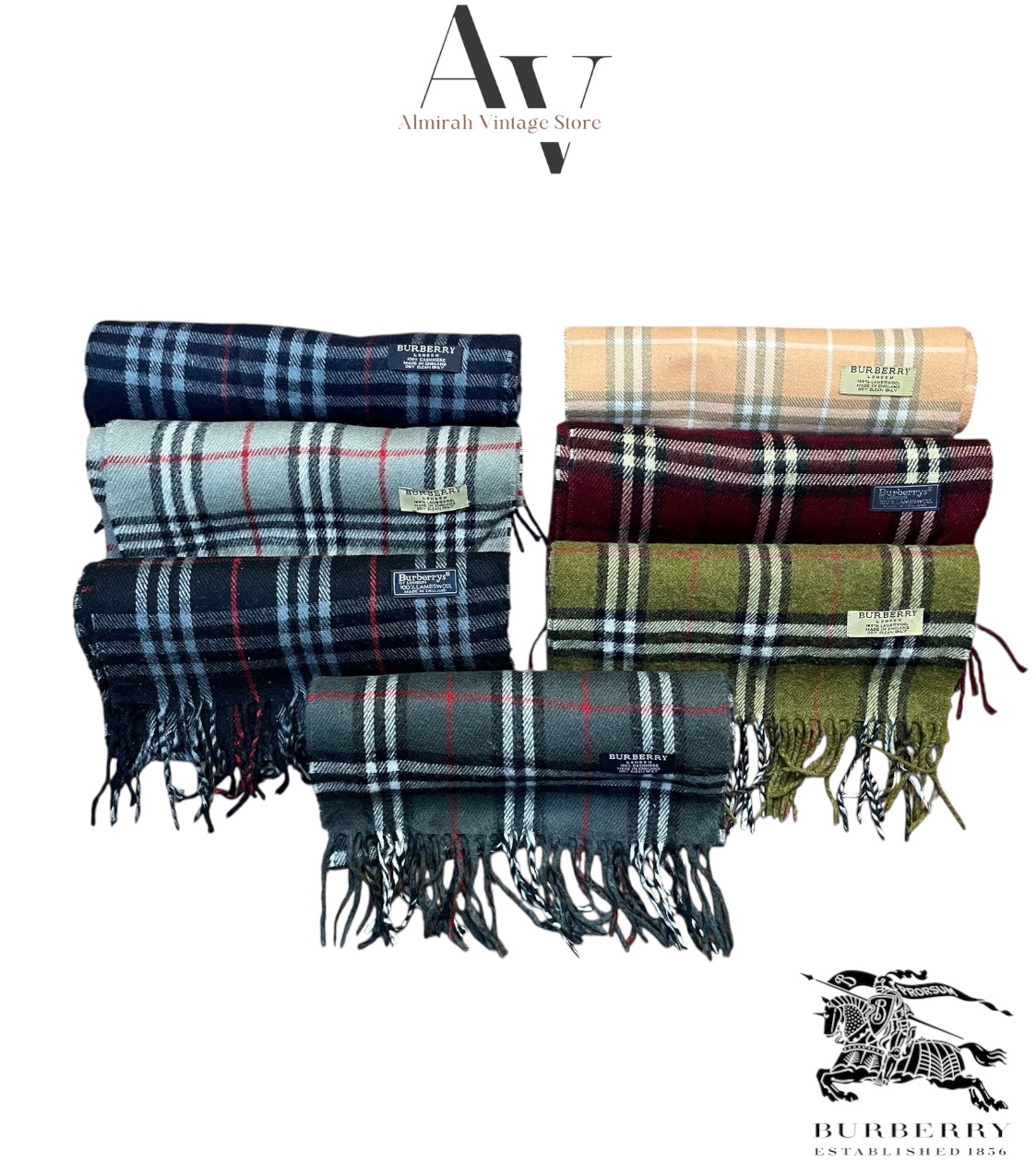 bufandas de Burberry