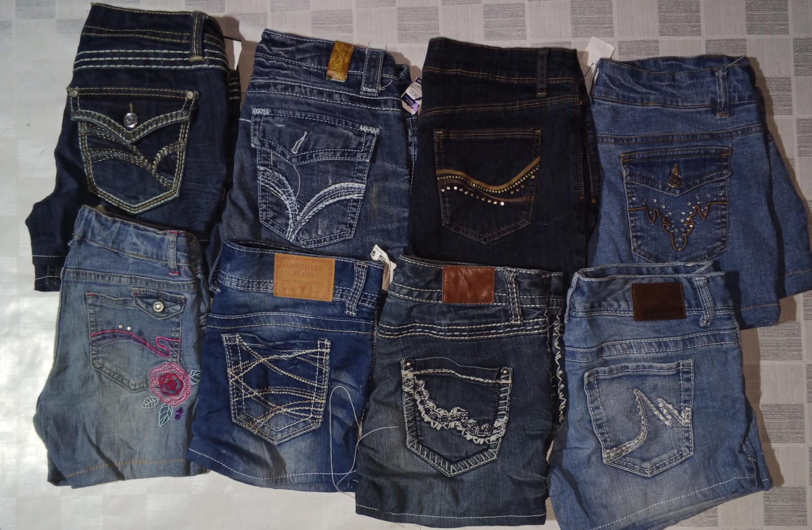MAURICES AND OTHER MIX BRANDS MINI SHORTS (ID 1240)
