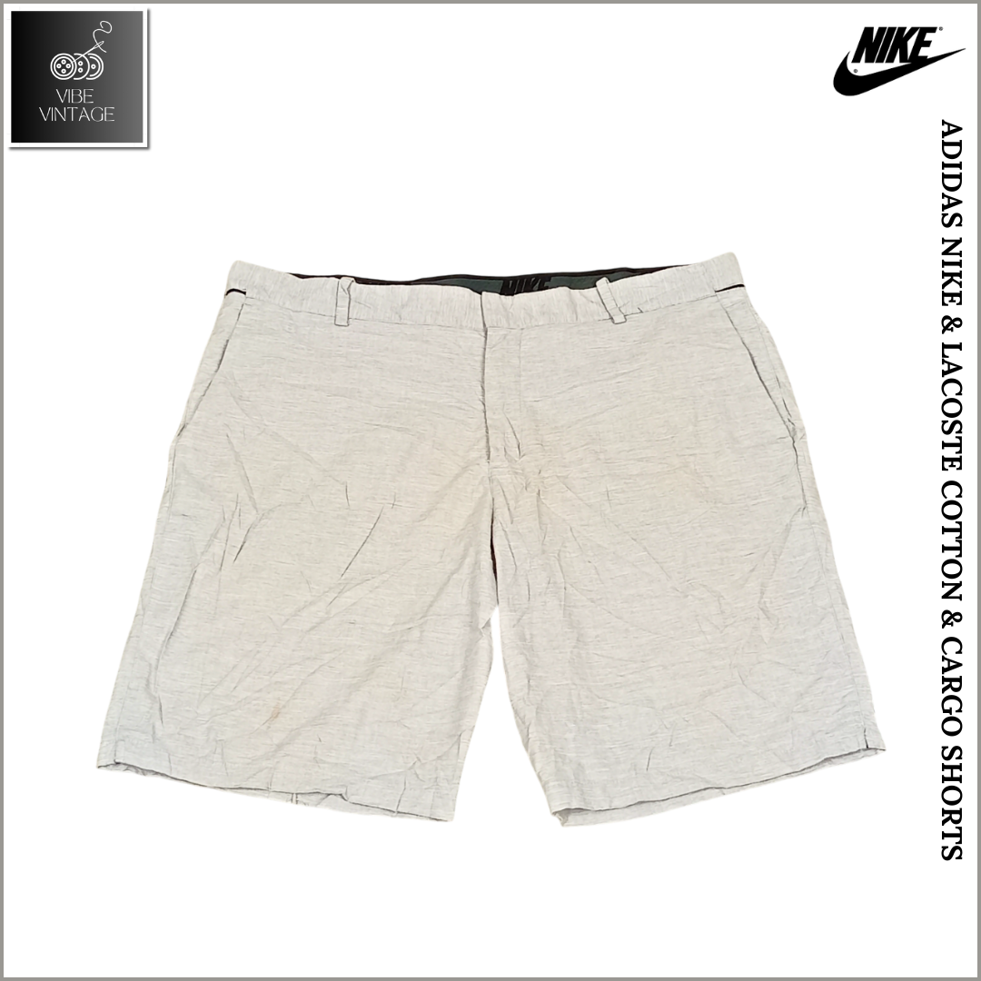 ADIDAS, NIKE & LACOSTE COTTON & CARGO SHORTS (BUNDLE 2)