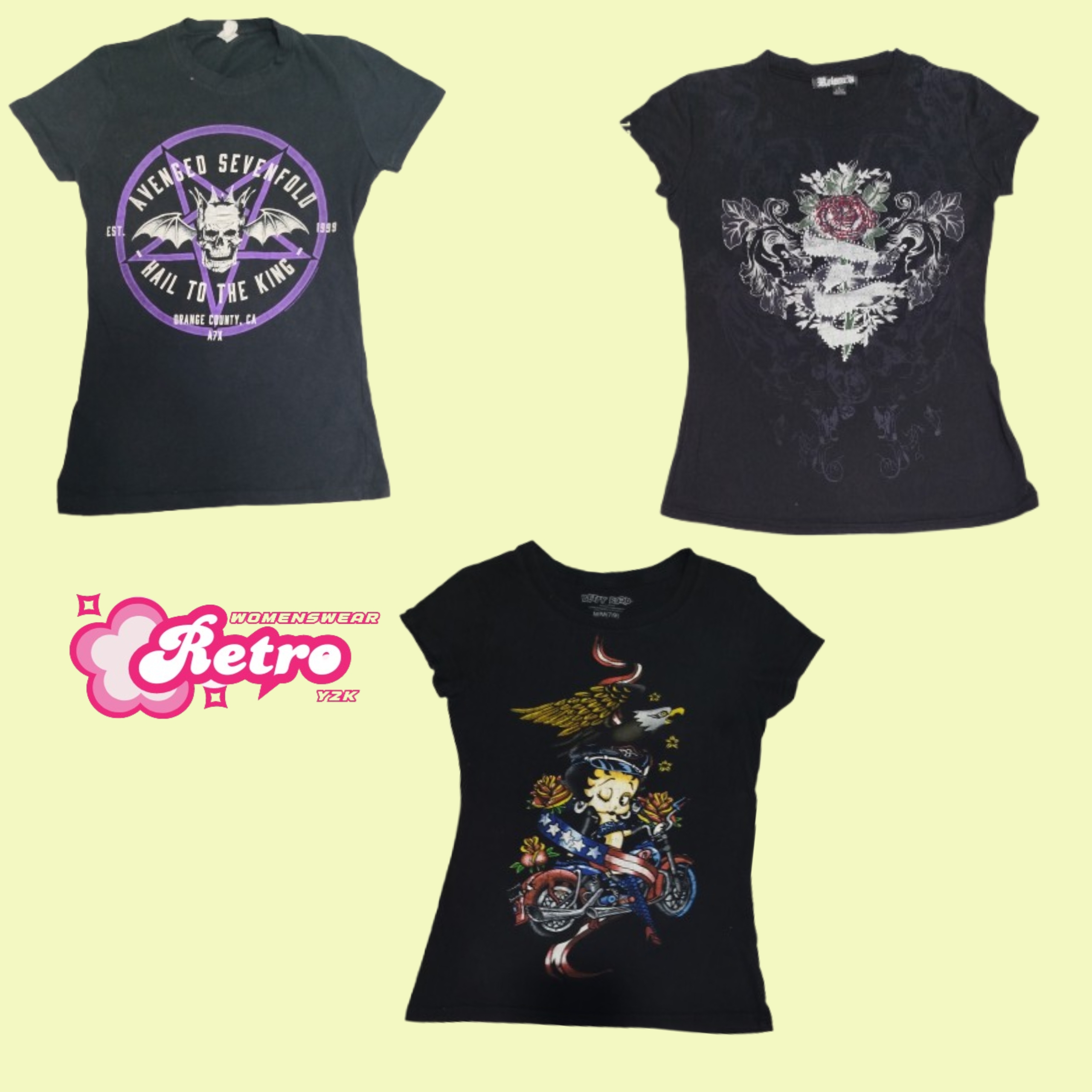 Y2KオールアメリカンベビーTシャツ