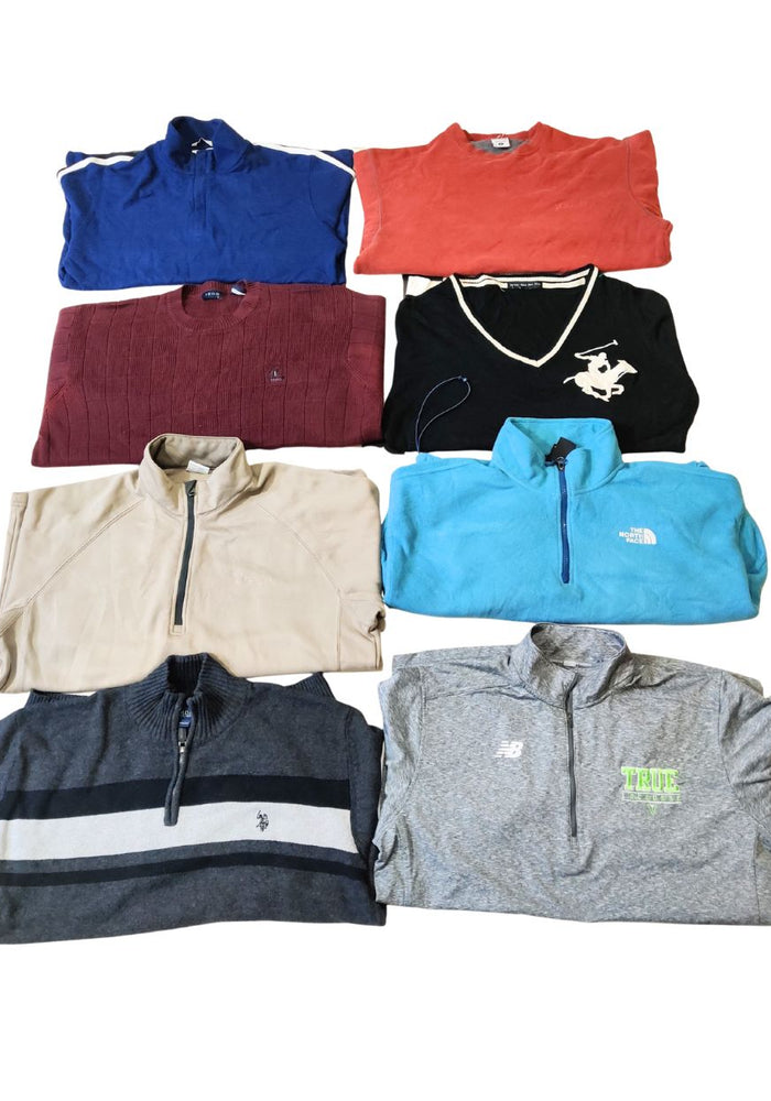 ポロ U.S. Assn, Calvin Klein, Izod, Columbia など – ミックスブランドのヴィンテージユニセックスパーカーとスウェットシャツ