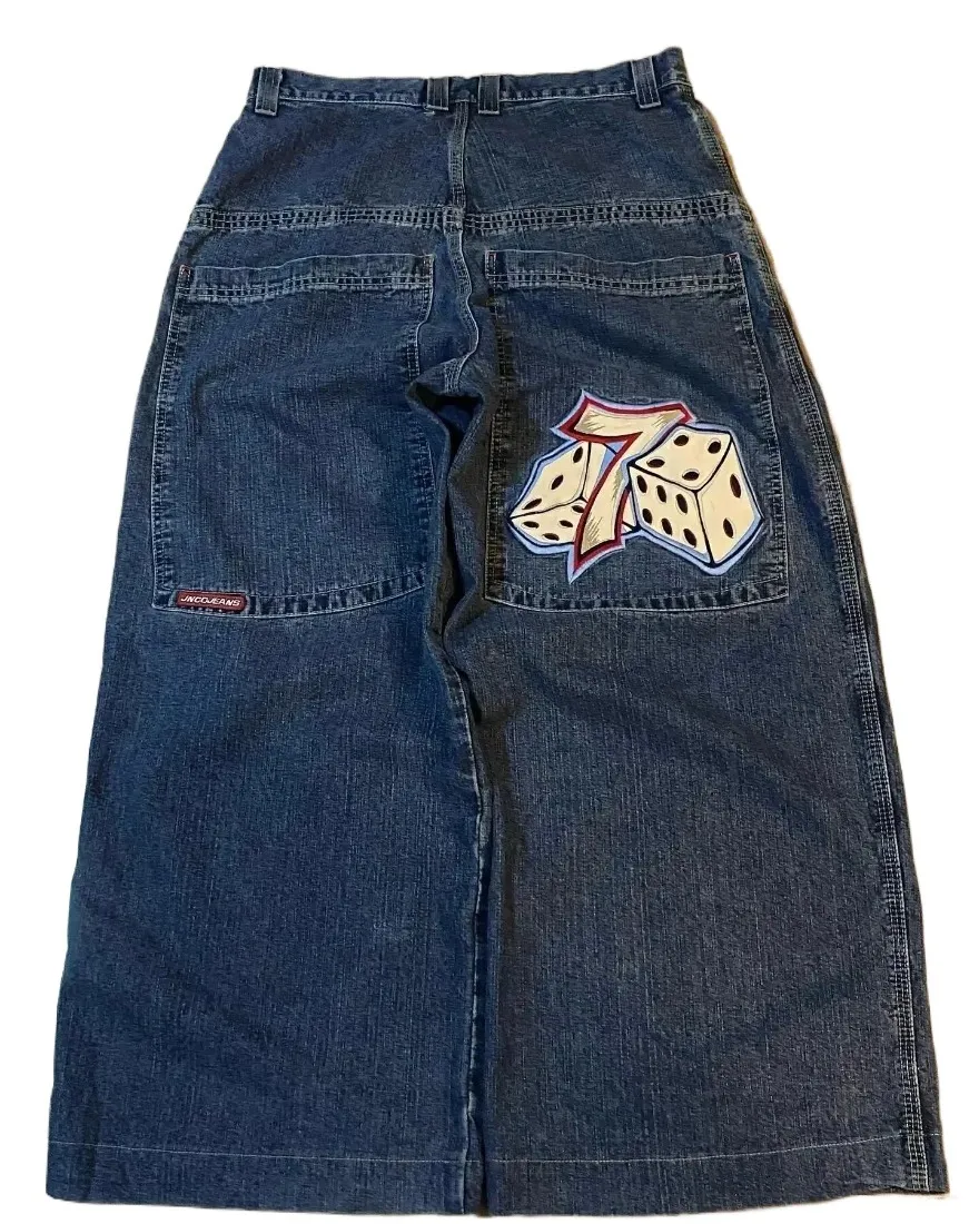 Hippop mélange de jeans avec broderie japonaise