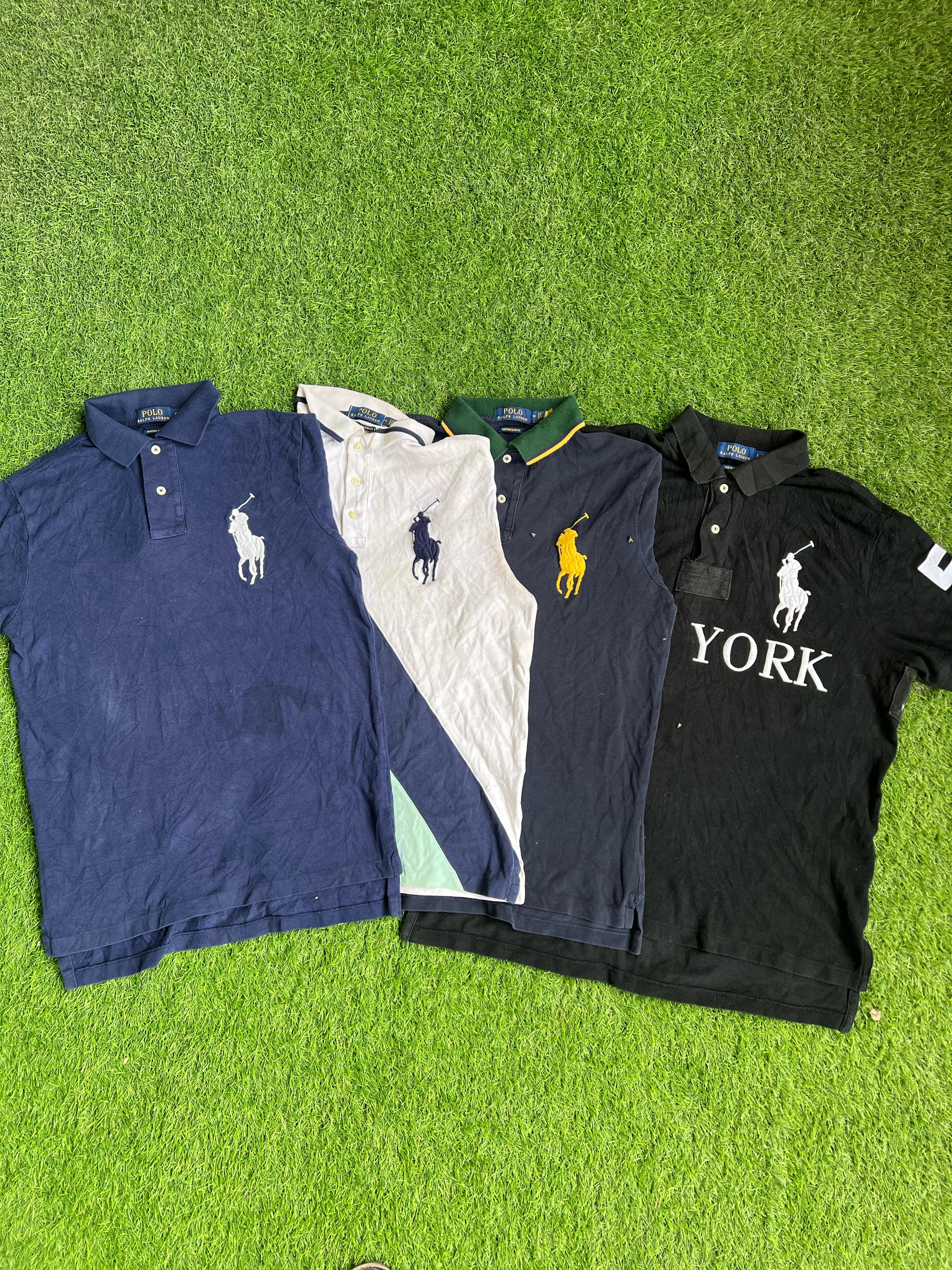 RALPH LAUREN POLO T-SHIRTS (COLLARED)
