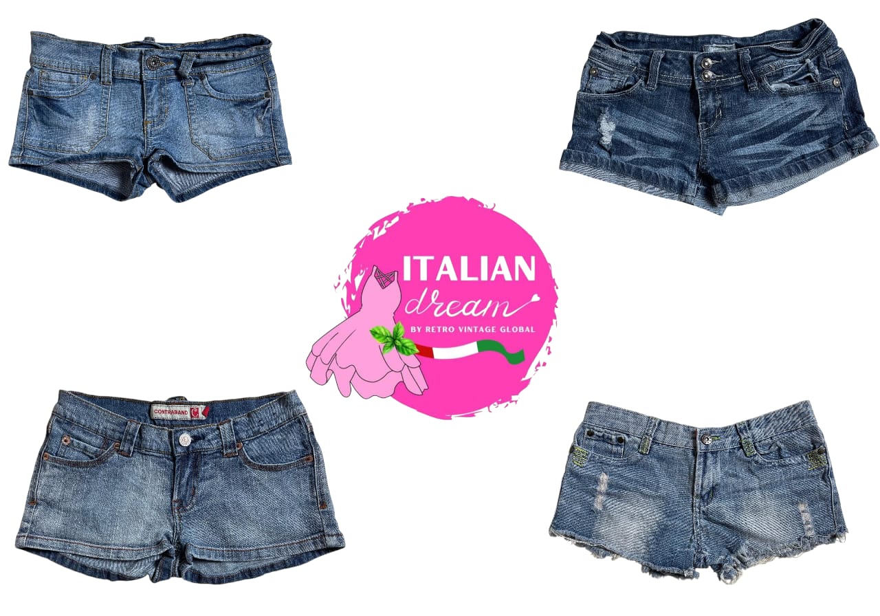 Y2K Signature Denim Sexy Shorts
