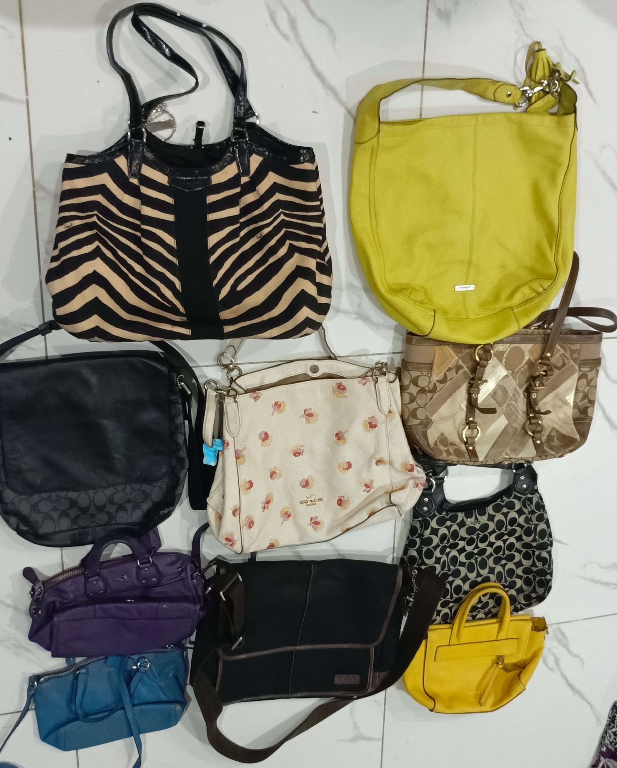 Lot de sacs Coach